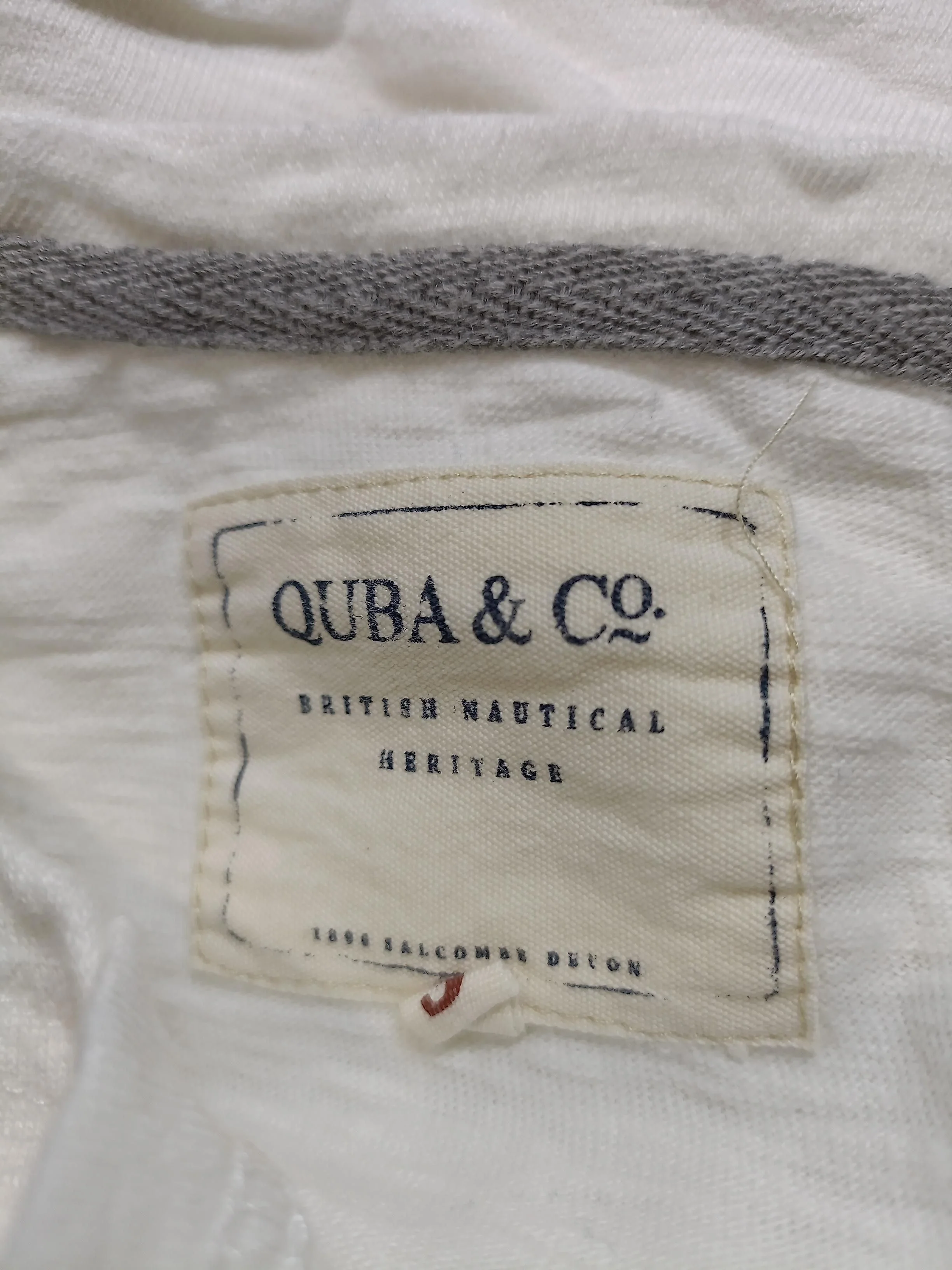 Quba & Co. Women's T-Shirt UK 12 White 100% Cotton Basic - Image 6