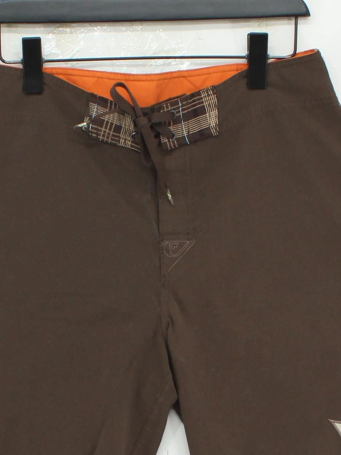Quiksilver athletic swim trunks in brown - Image 3