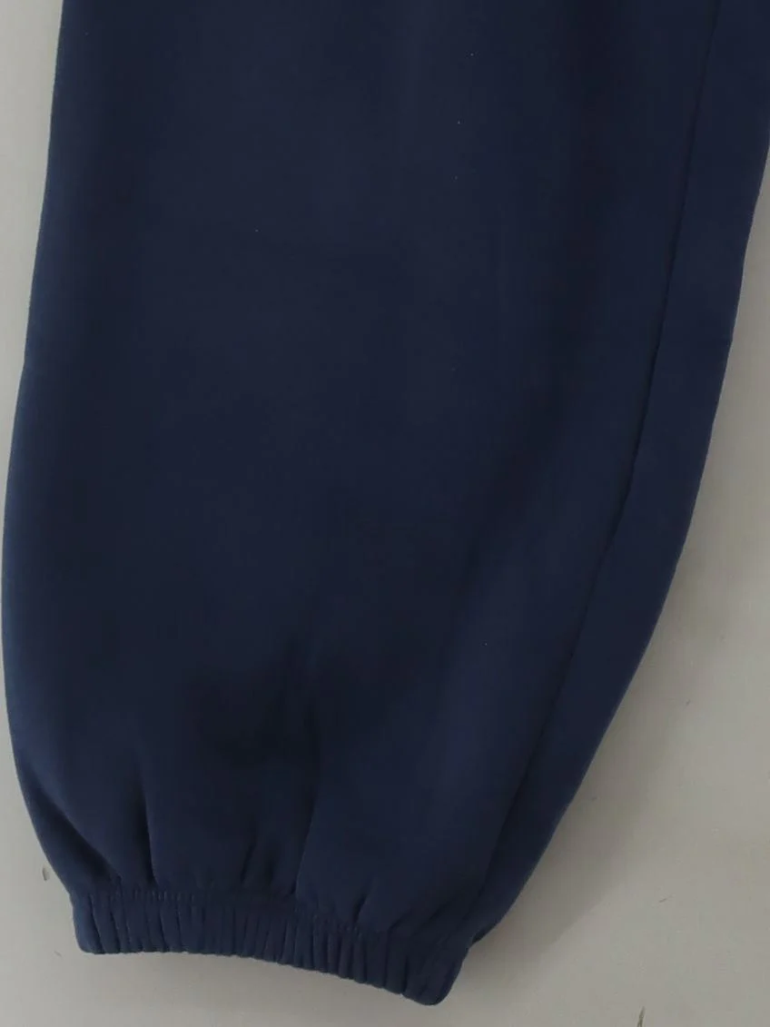 Quiksilver Men's Sports Bottoms S Blue Graphic 100% Cotton Tapered Sweatpants - Image 4
