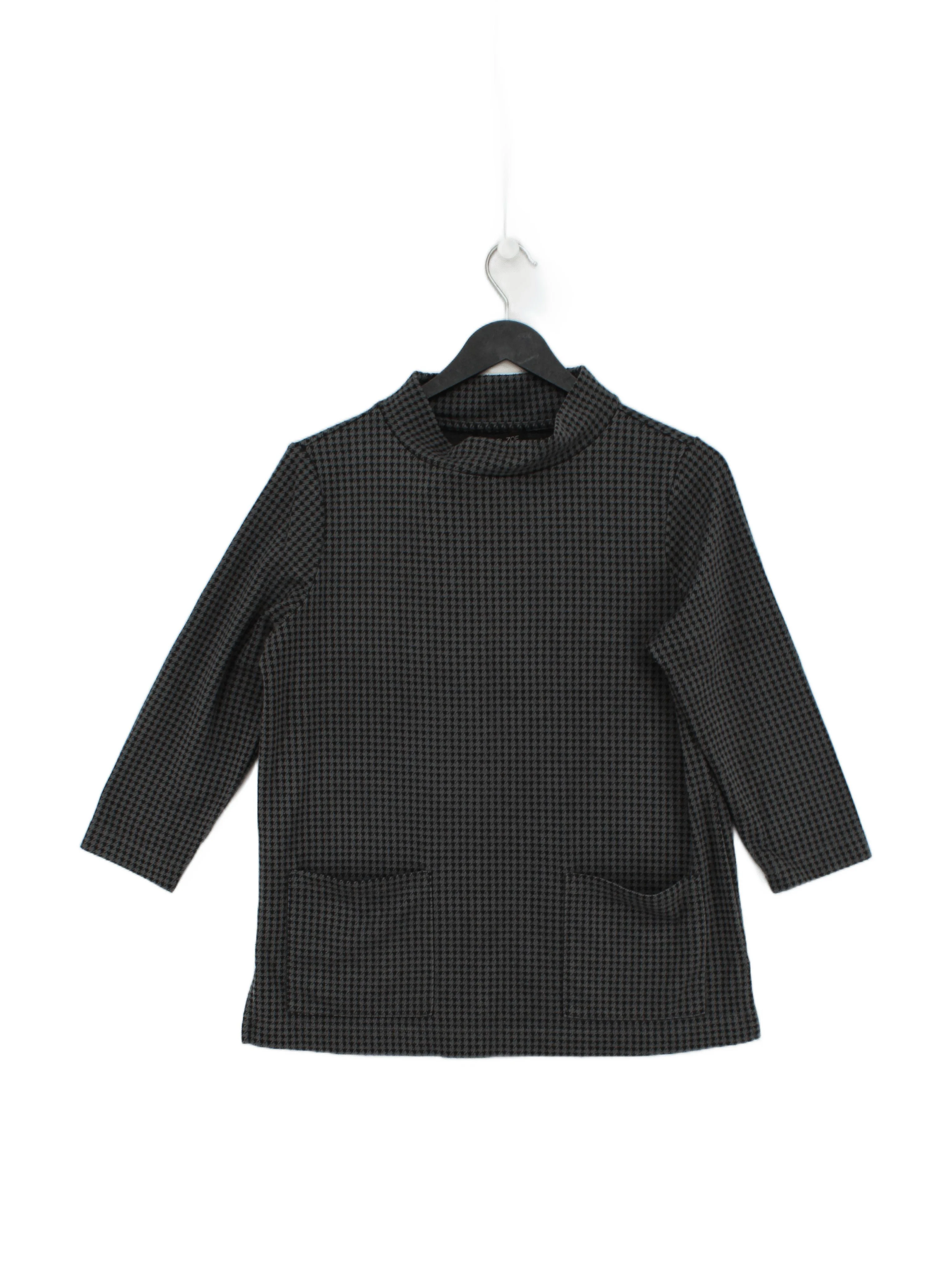 Rachel Zoe Women's Top M Grey Polyester with Rayon, Elastane Basic