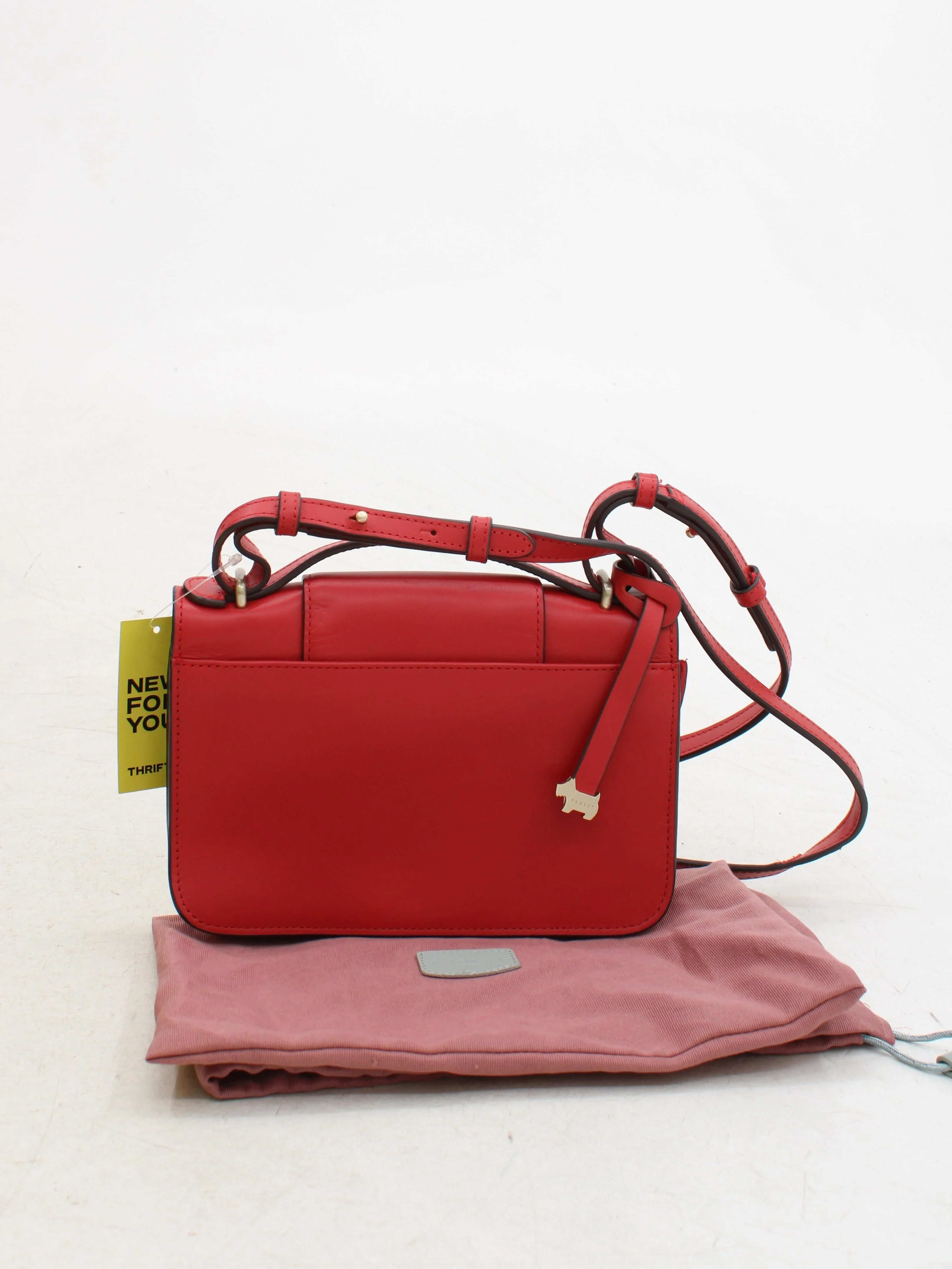 Radley London Women's Bag Red 100% Leather Crossbody - Image 2