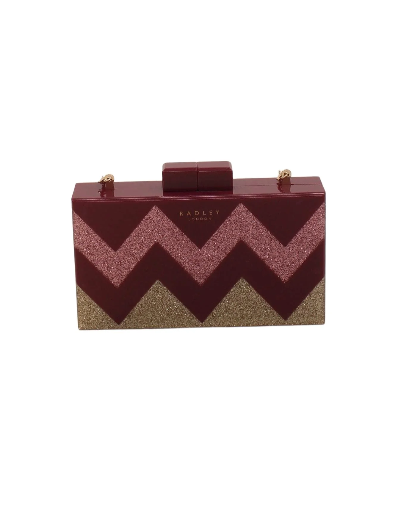Radley London Women's Bag Red Geometric Acrylic with Polyester Clutch