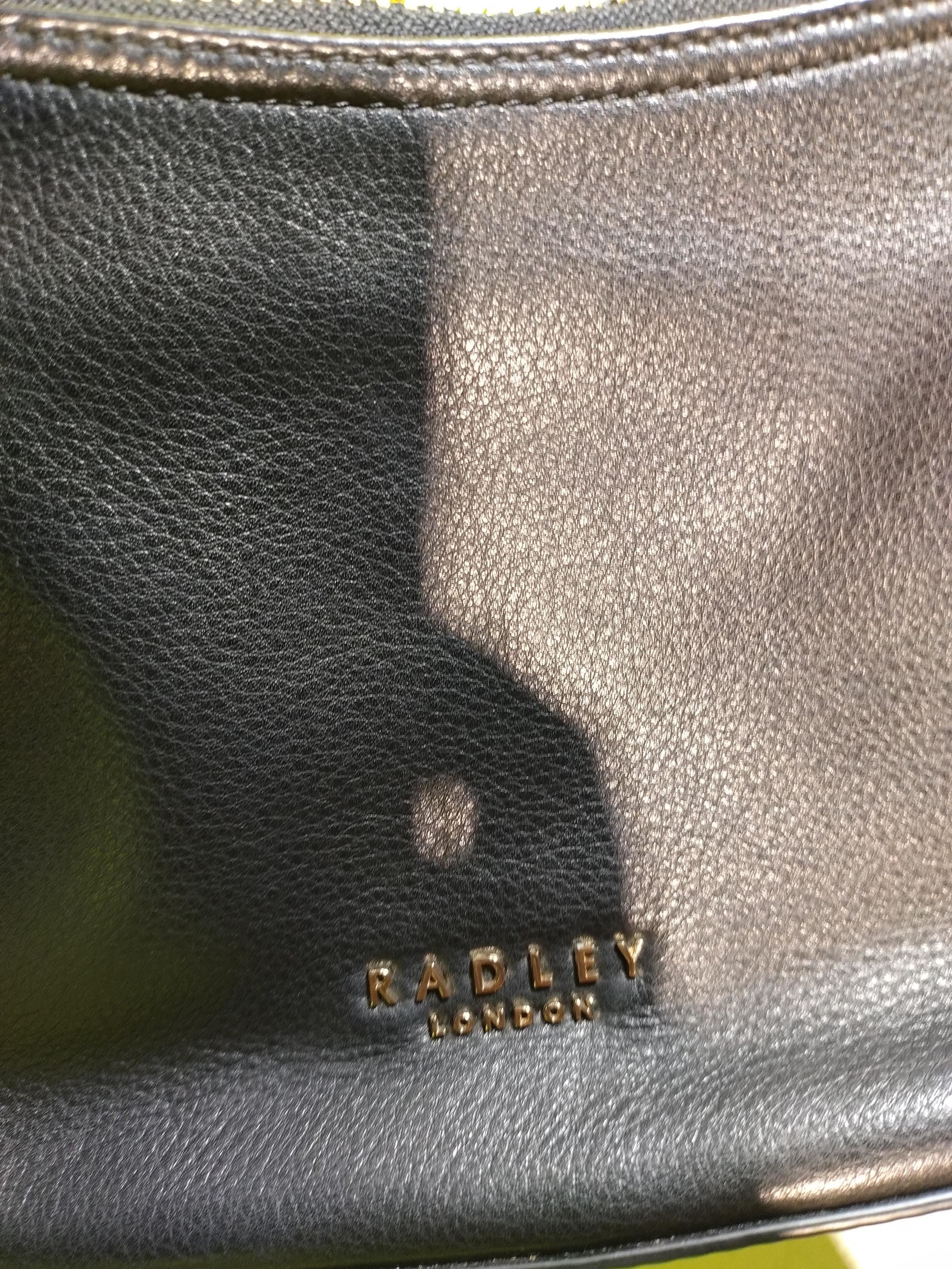 Radley Women's Bag Black Leather with Polyester Shoulder Bag - Image 5