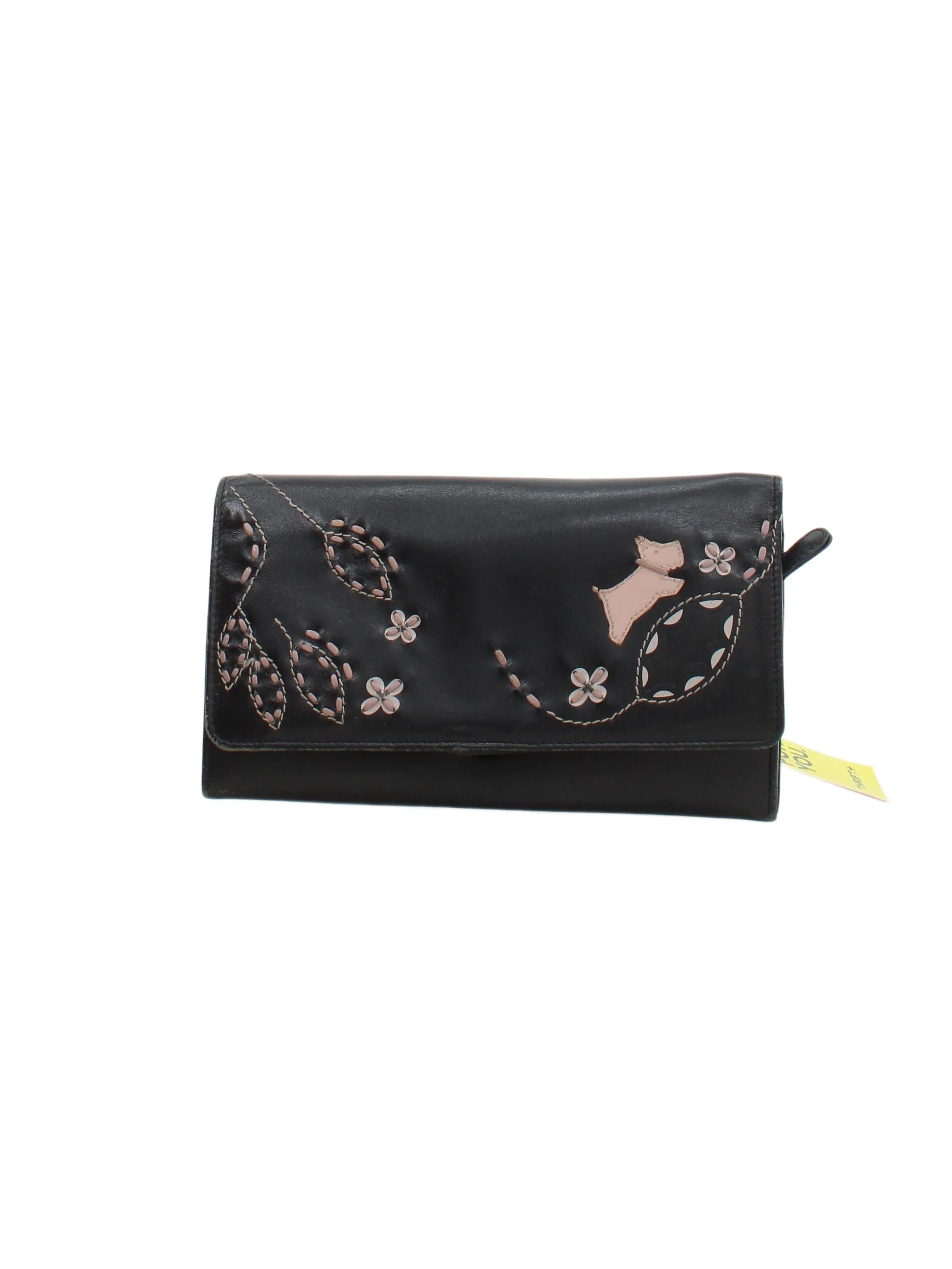 Radley Women's Purse Black Animal Print 100% Leather