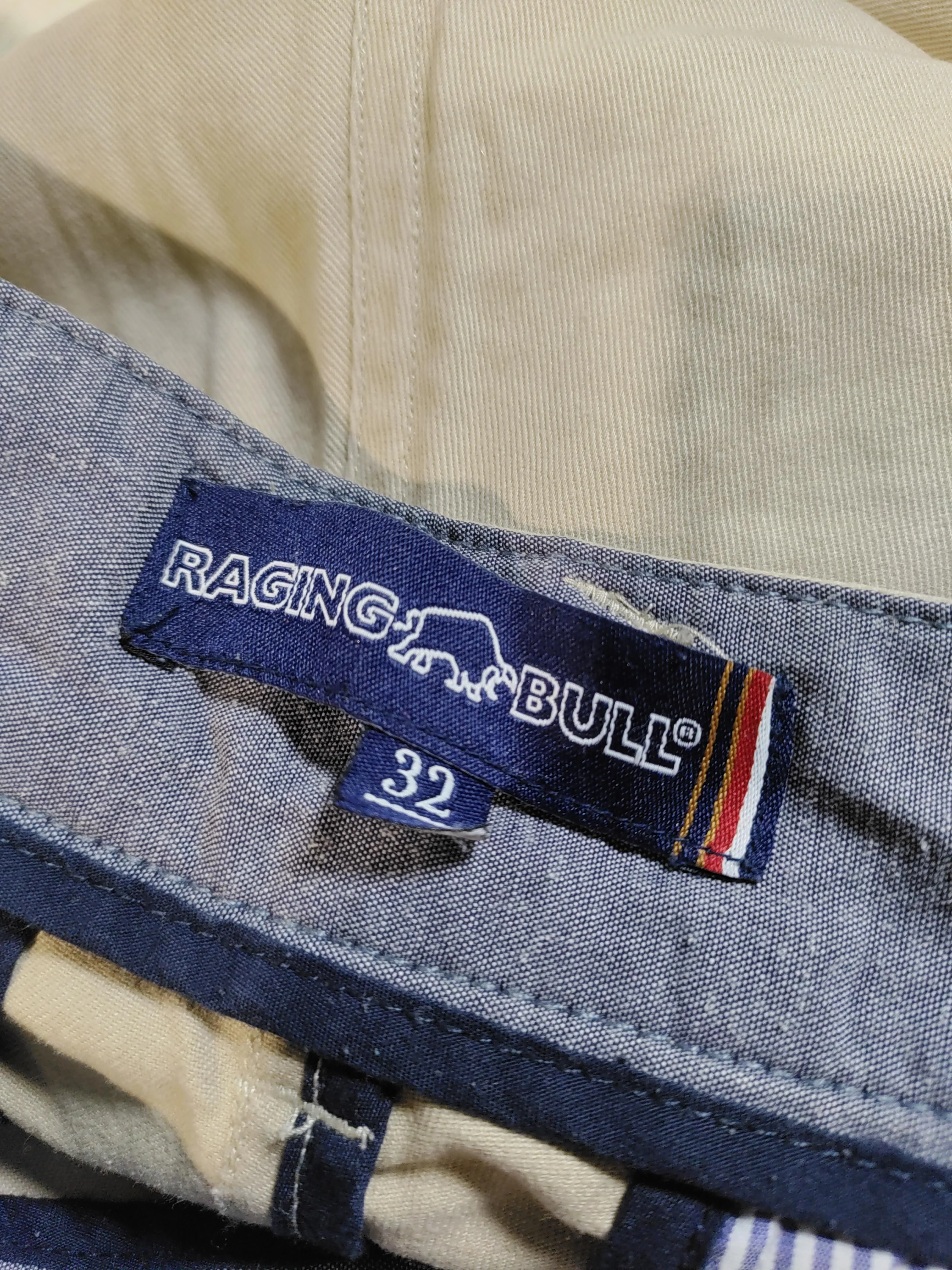 Raging Bull Men's Trousers W 32 in; L 32 in Tan 100% Cotton Straight Chino - Image 6