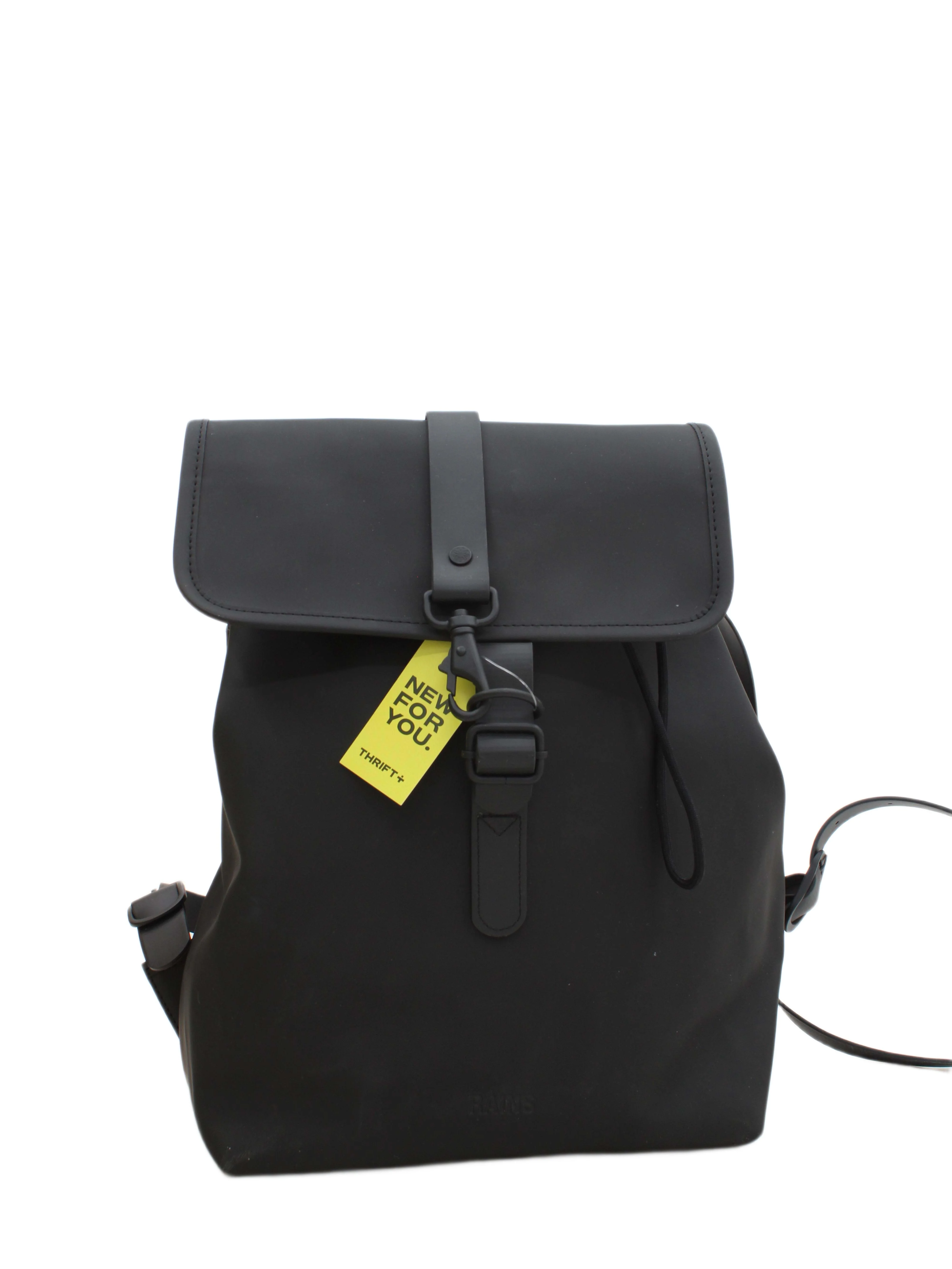 Rains Men's Bag Black 100% Polyester Backpack
