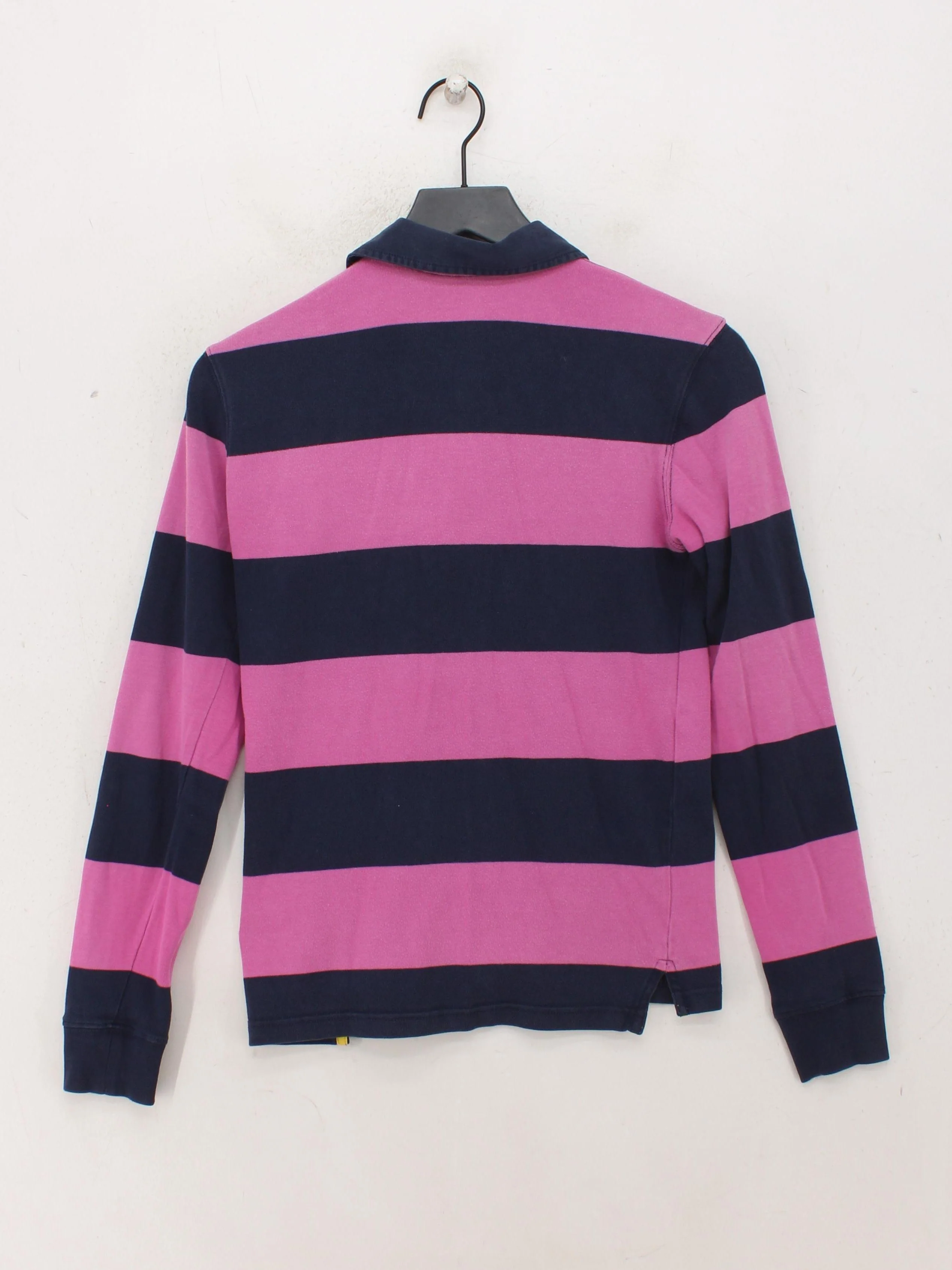 Ralph Lauren Men's Polo M Pink Striped 100% Cotton Basic - Image 2