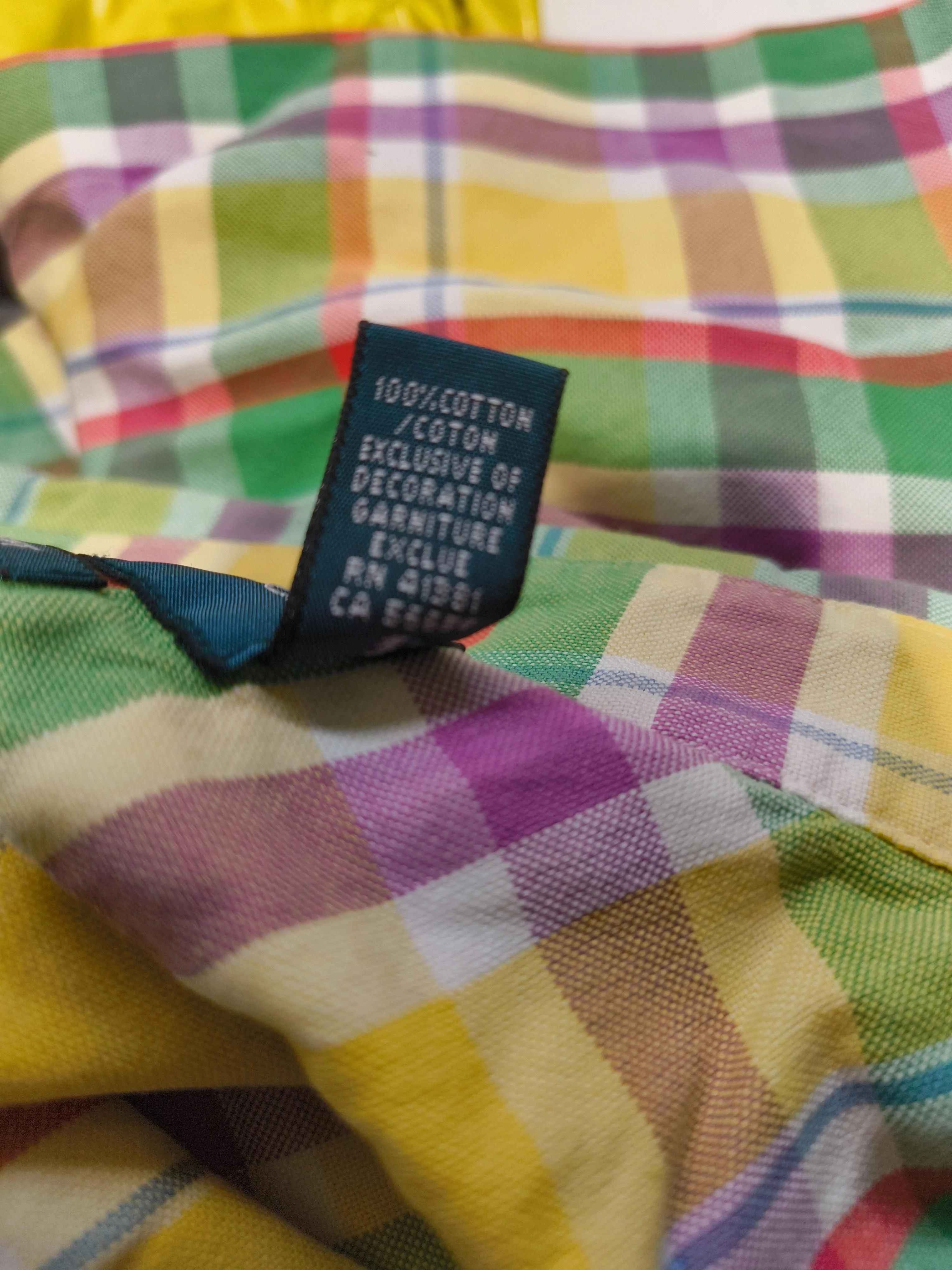 Ralph Lauren Men's Shirt M Multi Checkered 100% Cotton Basic - Image 6