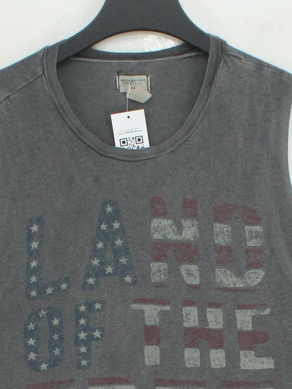 Ralph Lauren Men's T-Shirt XS Grey 100% Cotton Basic - Image 3