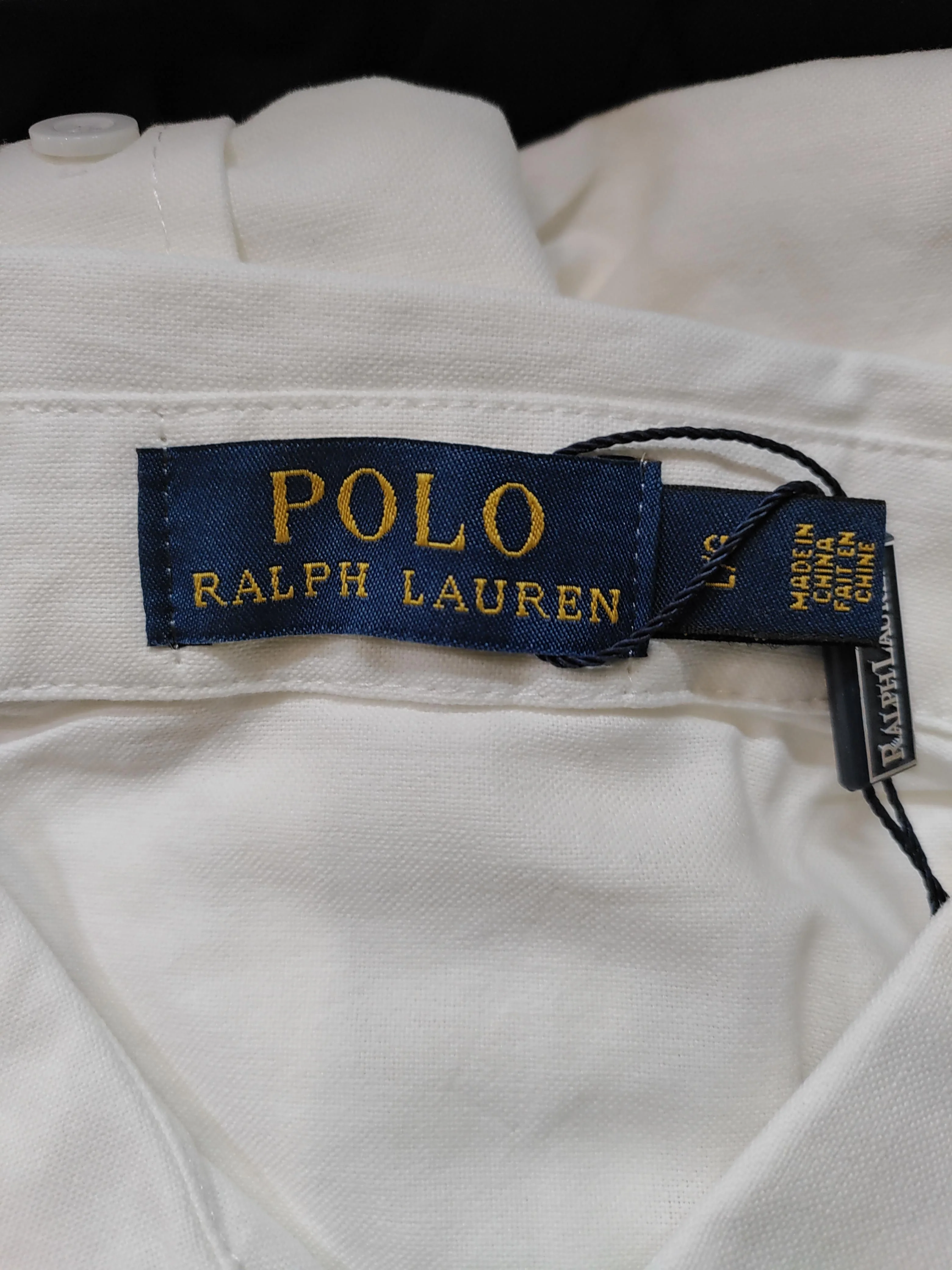 Ralph Lauren Shirt Mini Dress L in White - Image 5