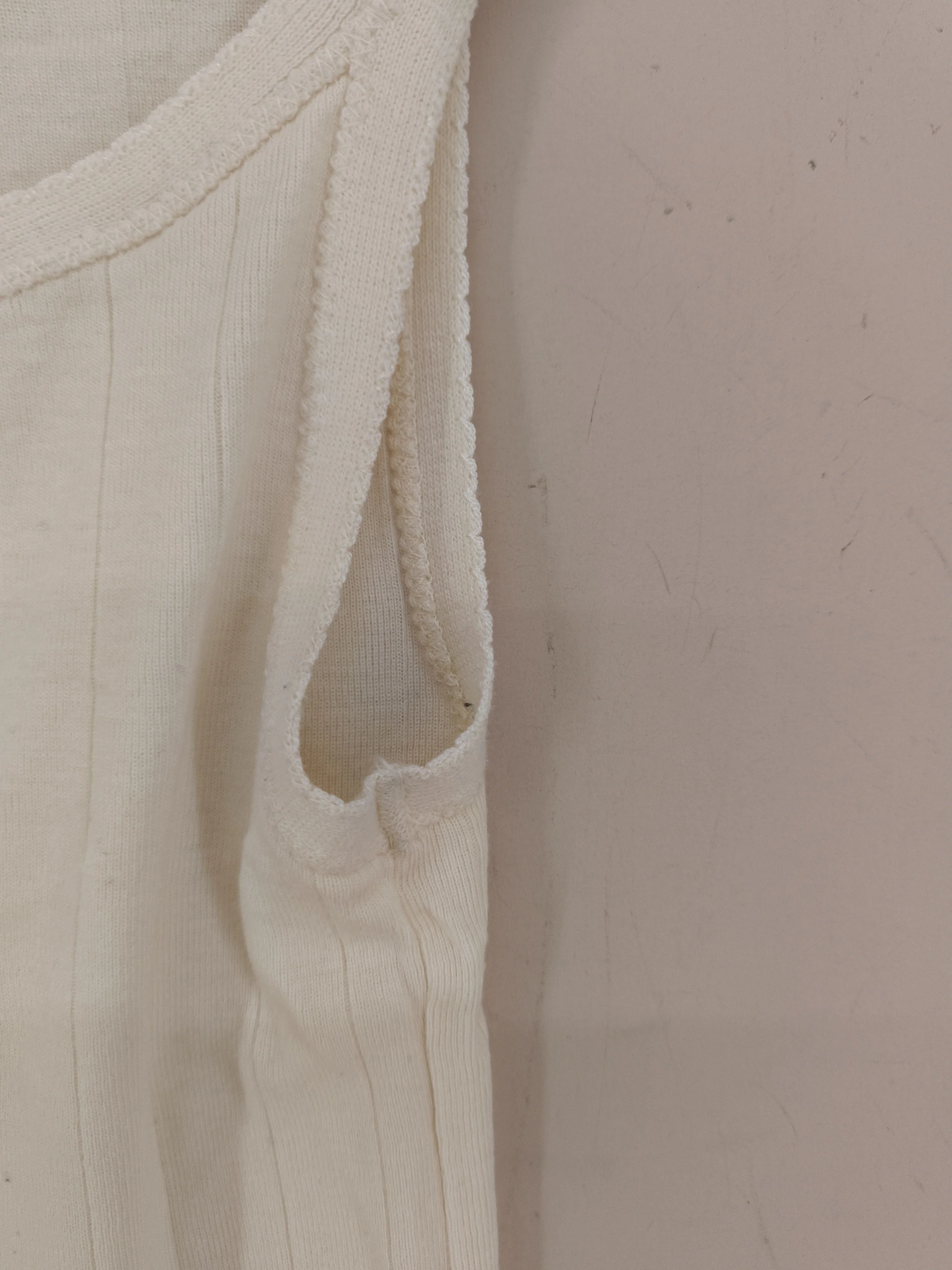 Ralph Lauren Women's T-Shirt M Cream Cotton with Lyocell Modal Camisole - Image 5