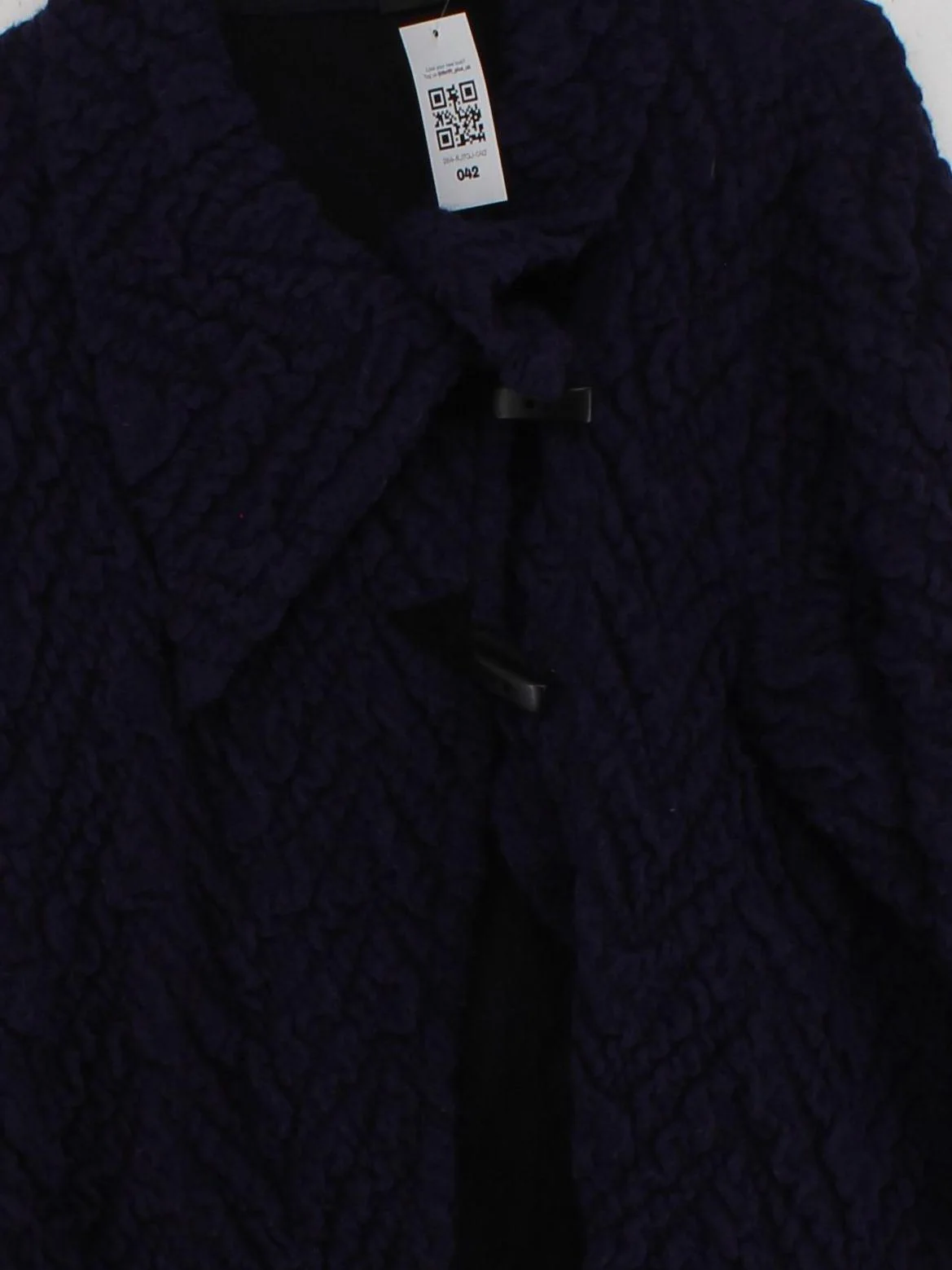 Ralston Overcoat jacket purple - Image 3