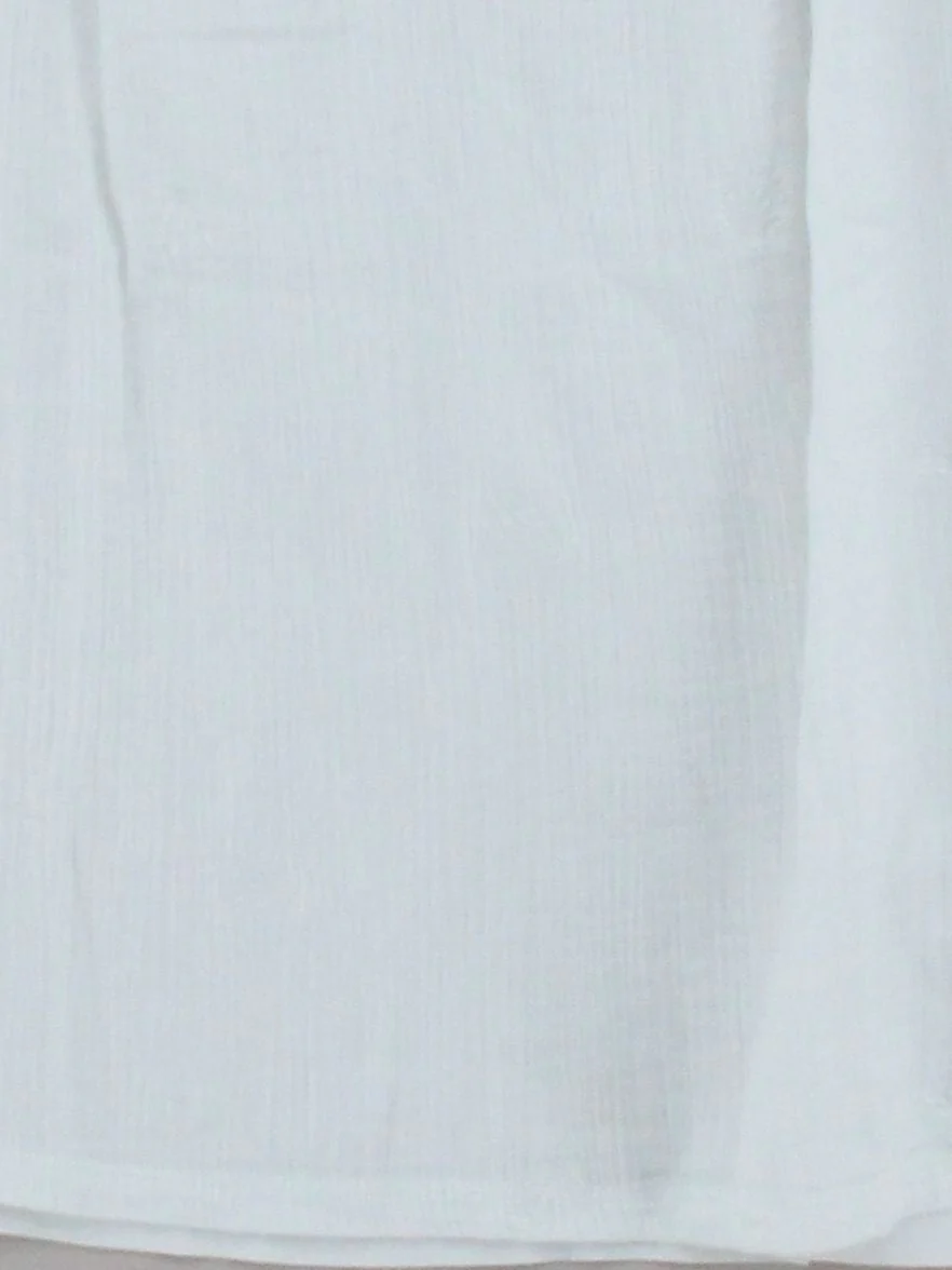 Rebecca Taylor Women's Top UK 12 White Cotton with Polyester Basic - Image 4