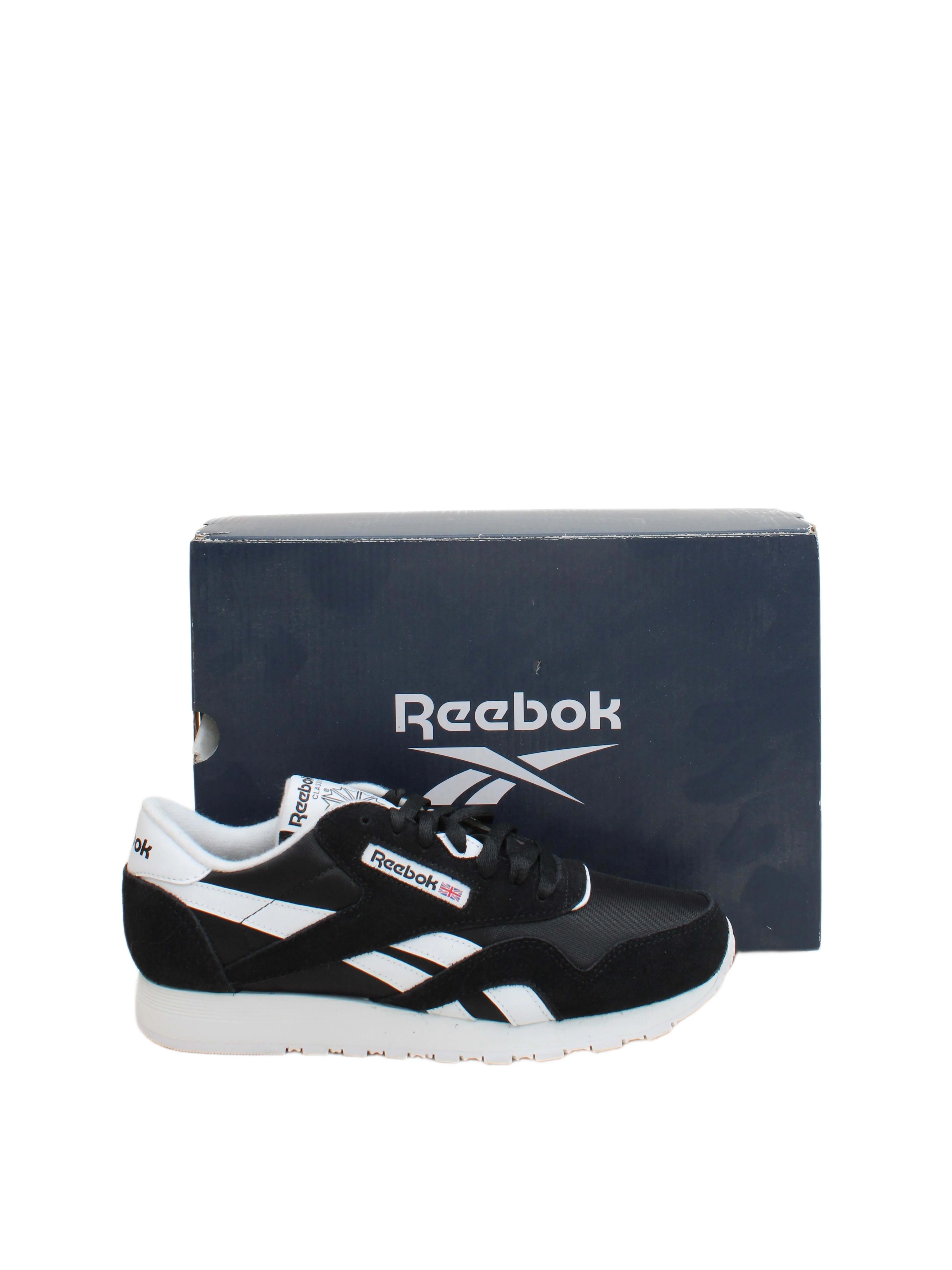 Reebok CLASSIC NYLON Women's Trainers UK6 in Black