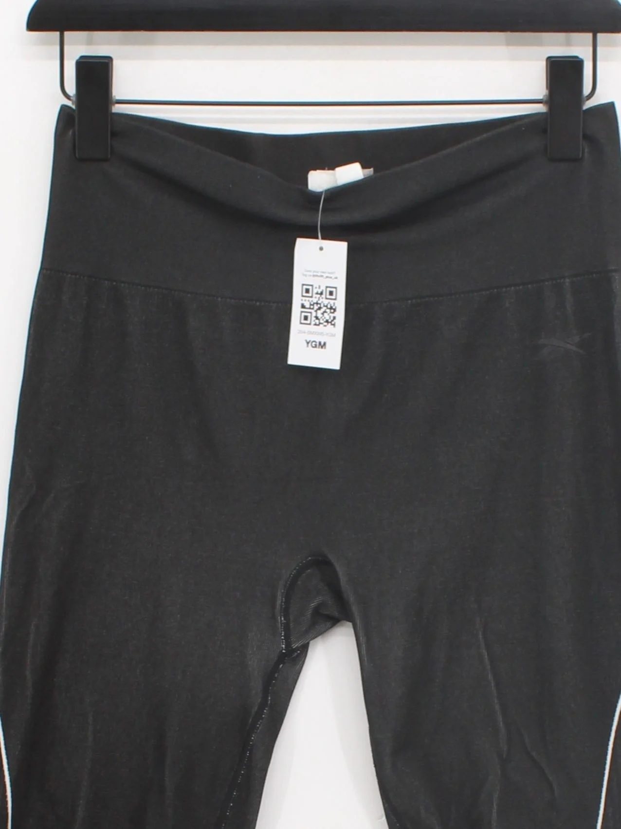 Reebok Women's Leggings L Black Polyester with Polyamide, Elastane Full length - Image 3