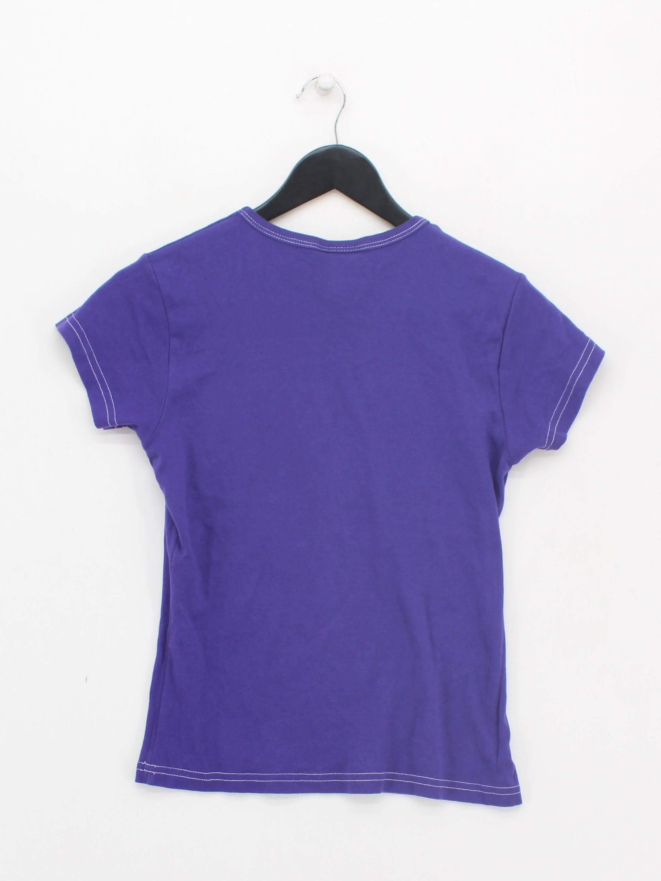 Reebok Women's T-Shirt M Purple Graphic 100% Cotton Short Sleeve Crew Neck Basic - Image 2