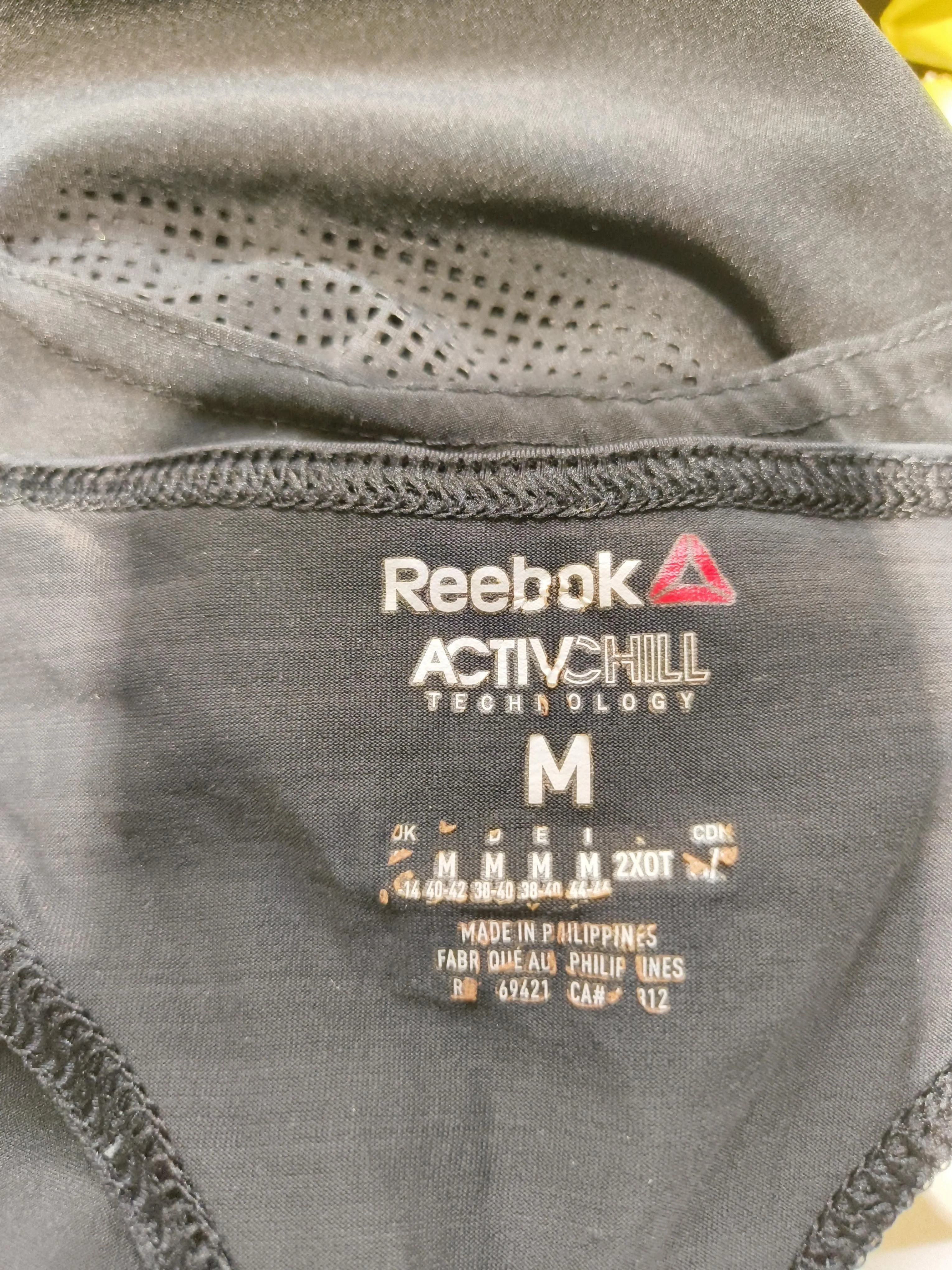 Reebok Women's T-Shirt UK 14 Black Polyester with Elastane, Nylon Basic - Image 5