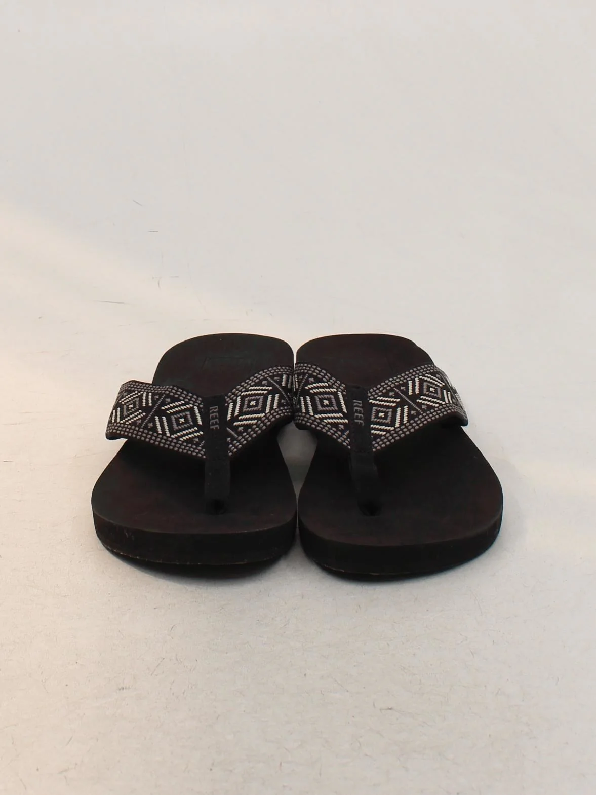 Reef Women's Sandals UK 7 Black Geometric 100% Other Flip-Flop - Image 2