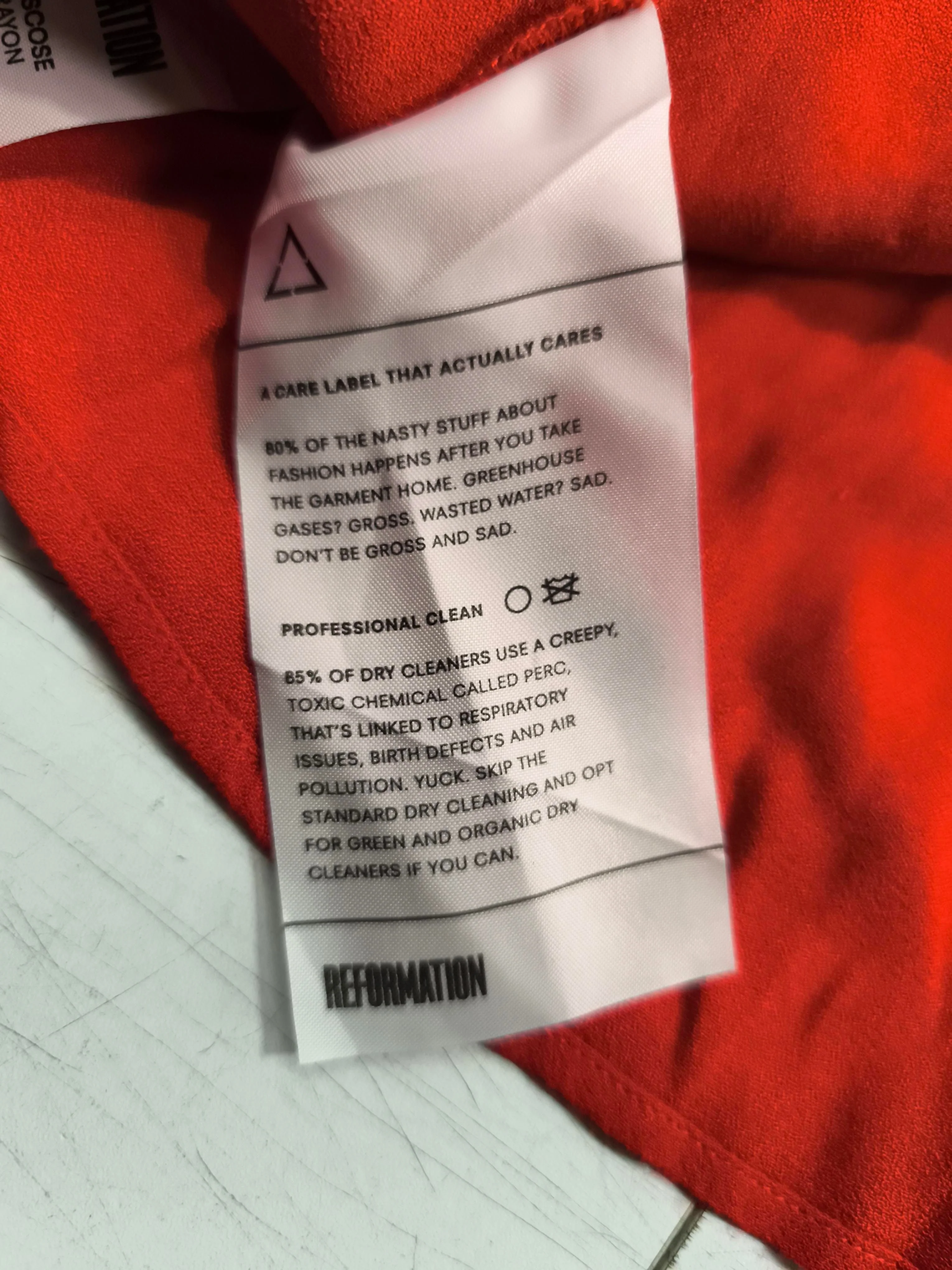 Reformation Maxi Dress UK6 in Red - Image 6