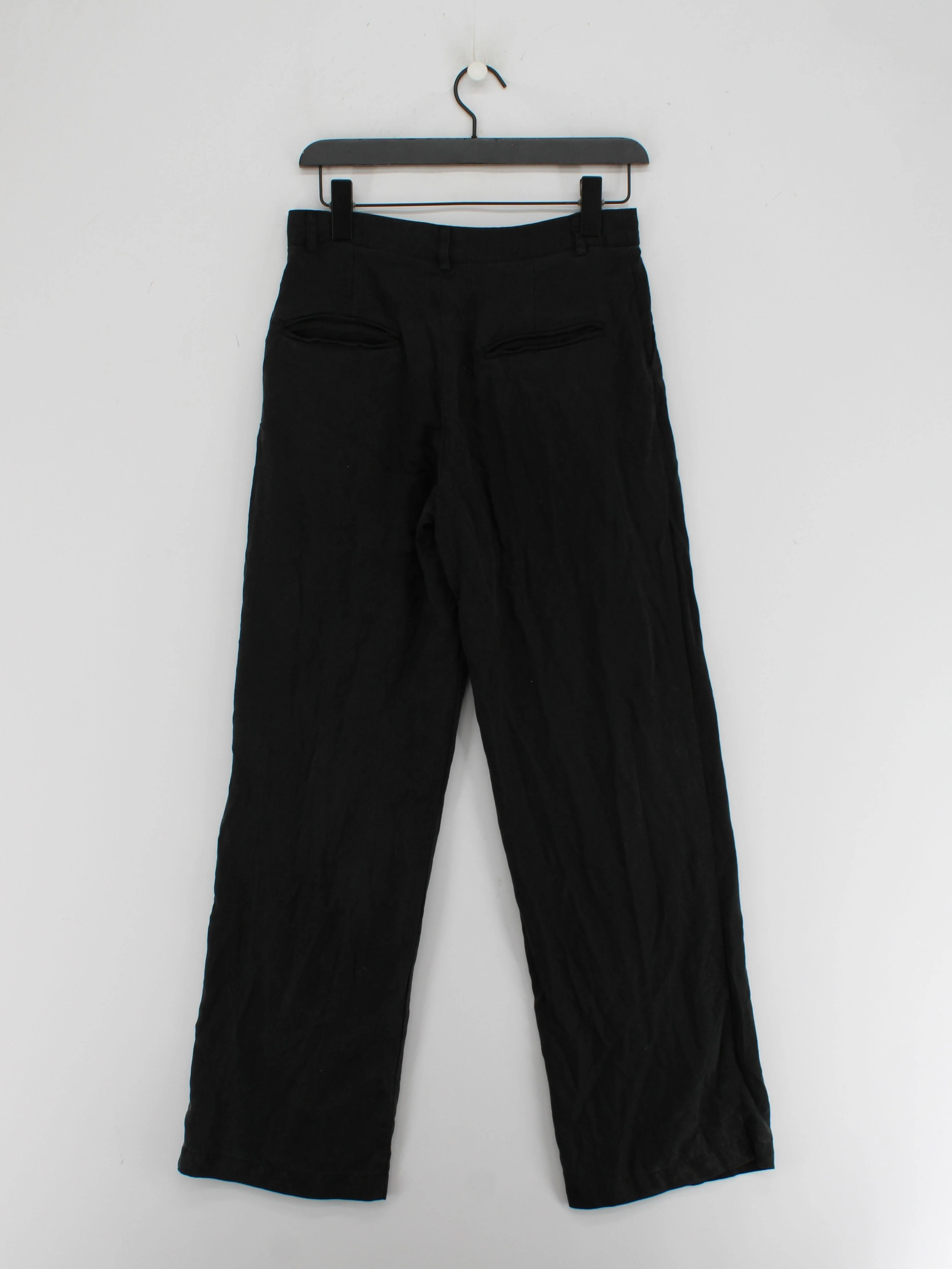 Reformation Men's Trousers W 28 in Black 100% Other Wide-Leg Chino - Image 2