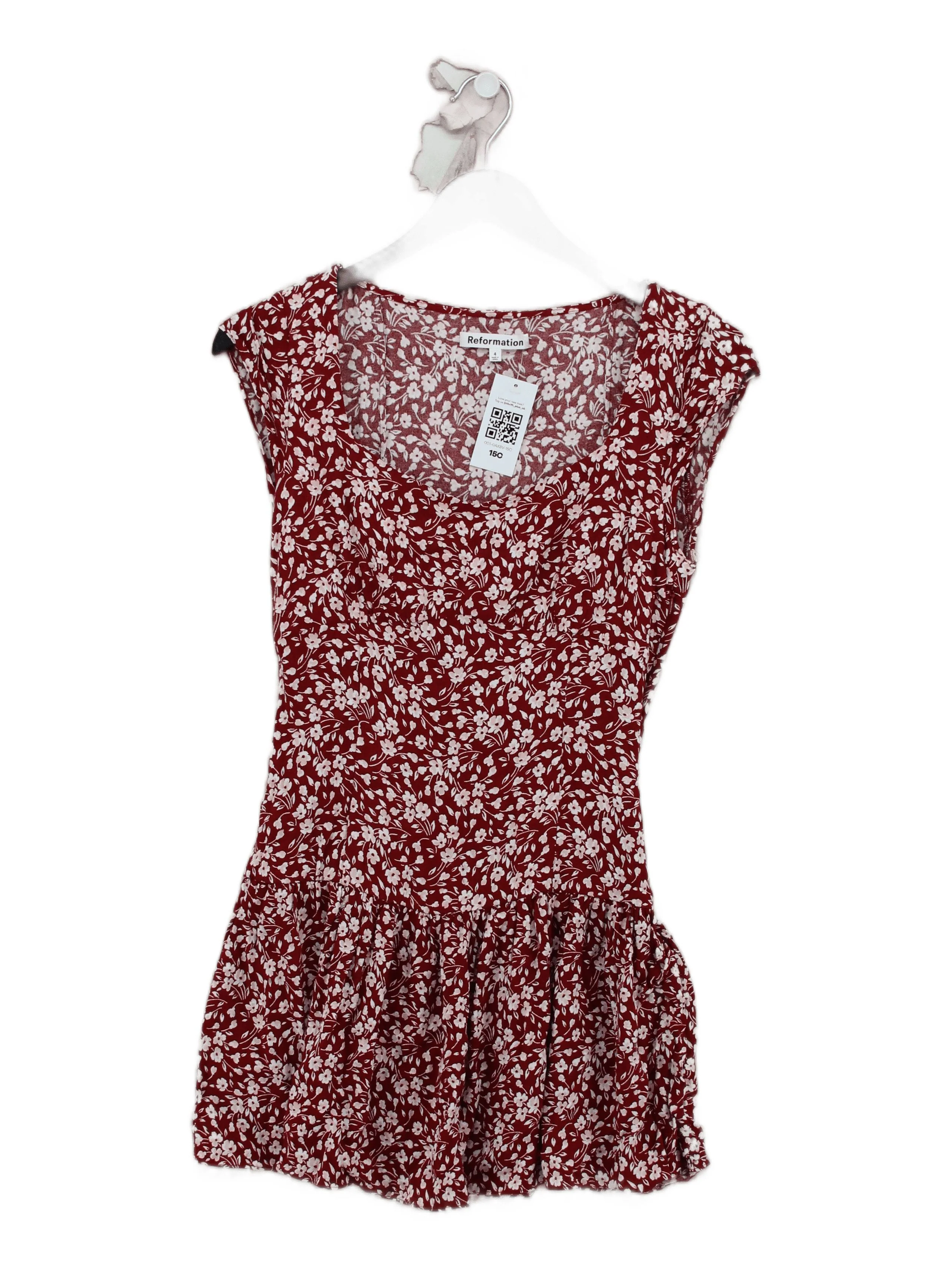 Reformation Mini Dress in Red