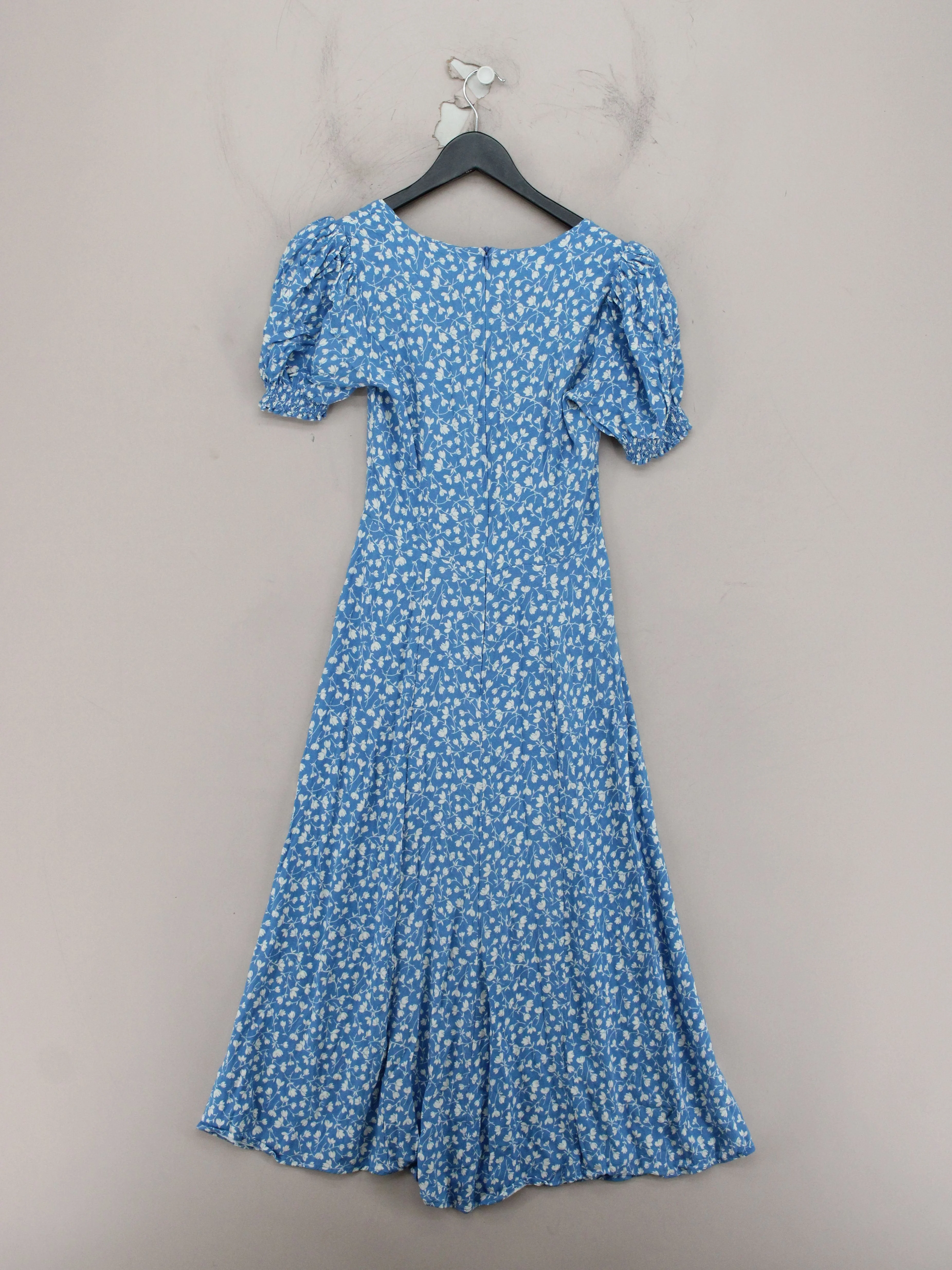 Reformation Skater Midi Dress in Blue - Image 2