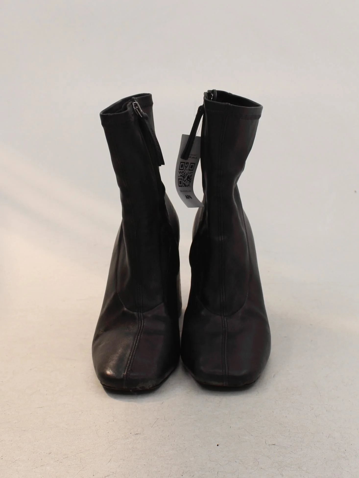 Reformation Women's Boots UK 5 Black 100% Leather Platform - Image 2
