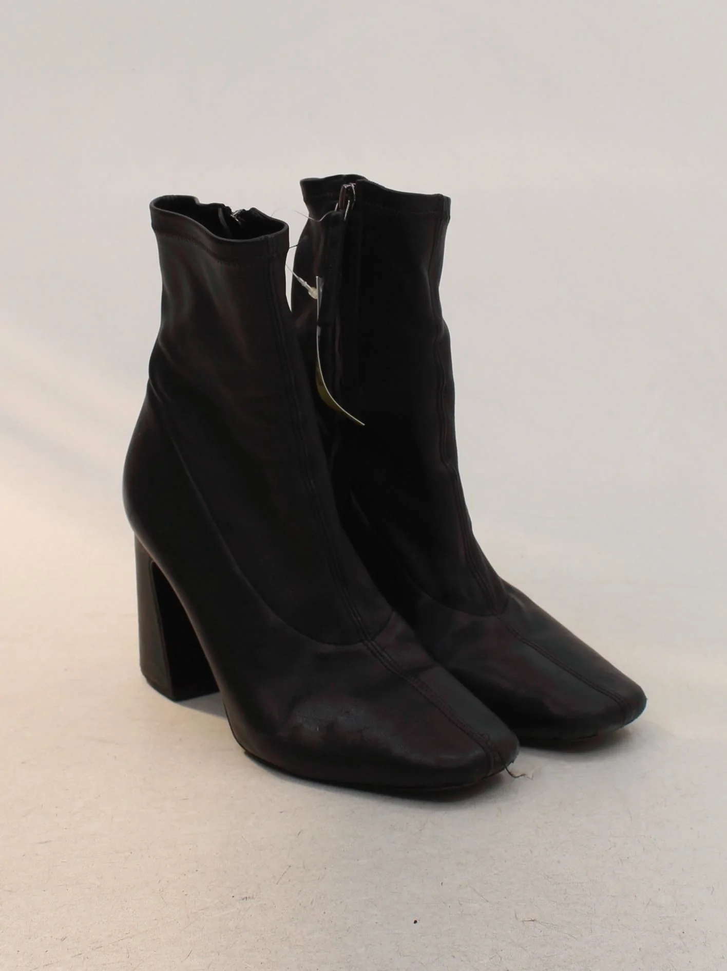 Reformation Women's Boots UK 5 Black 100% Leather Platform - Image 4