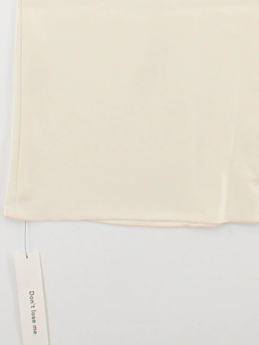 Reformation Women's Trousers S Cream Acetate with Polyester Wide-Leg Chino - Image 4