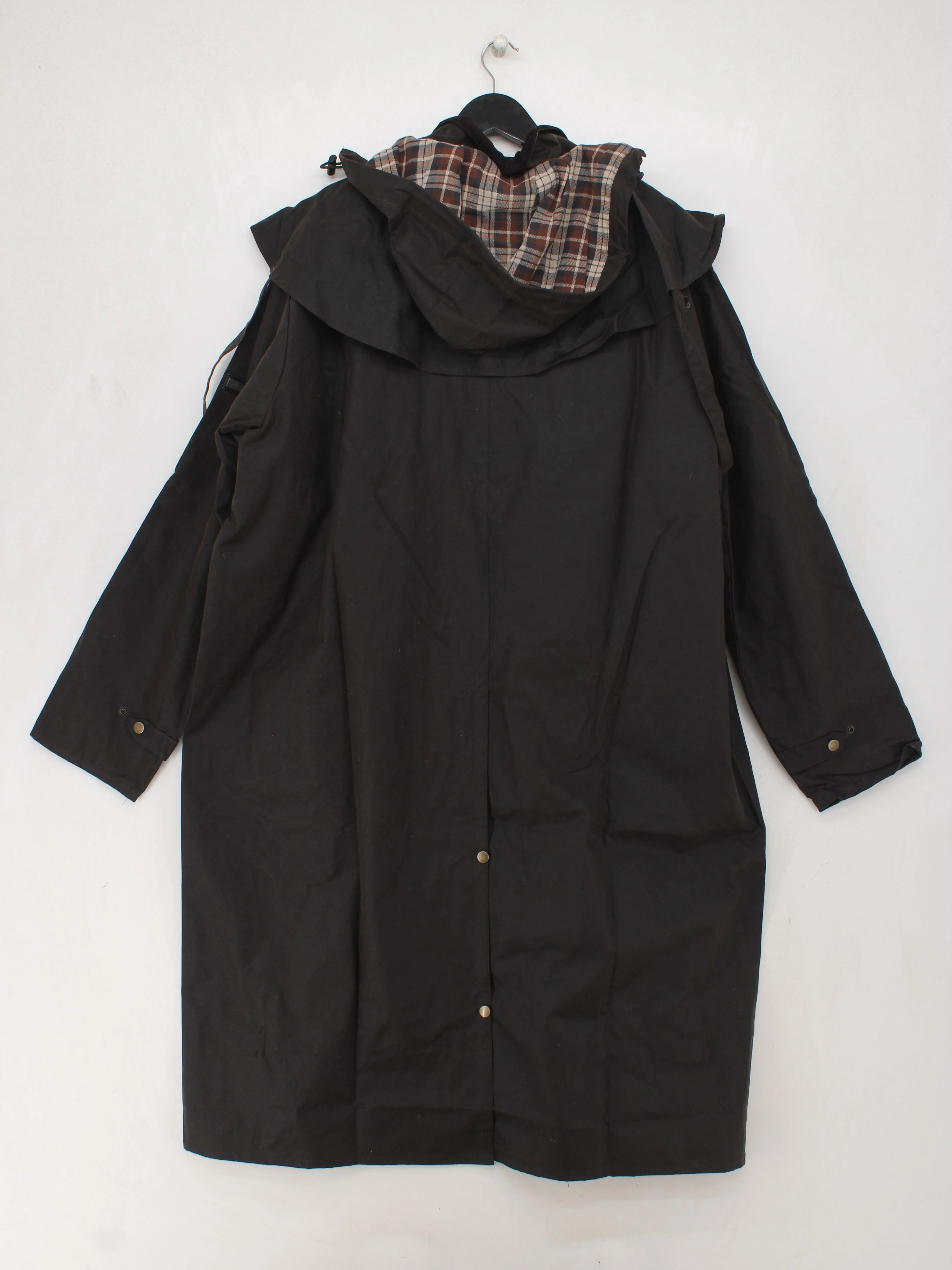 Regatta Men's Coat XXXL Black Checkered Cotton with Cotton Rain Coat - Image 2