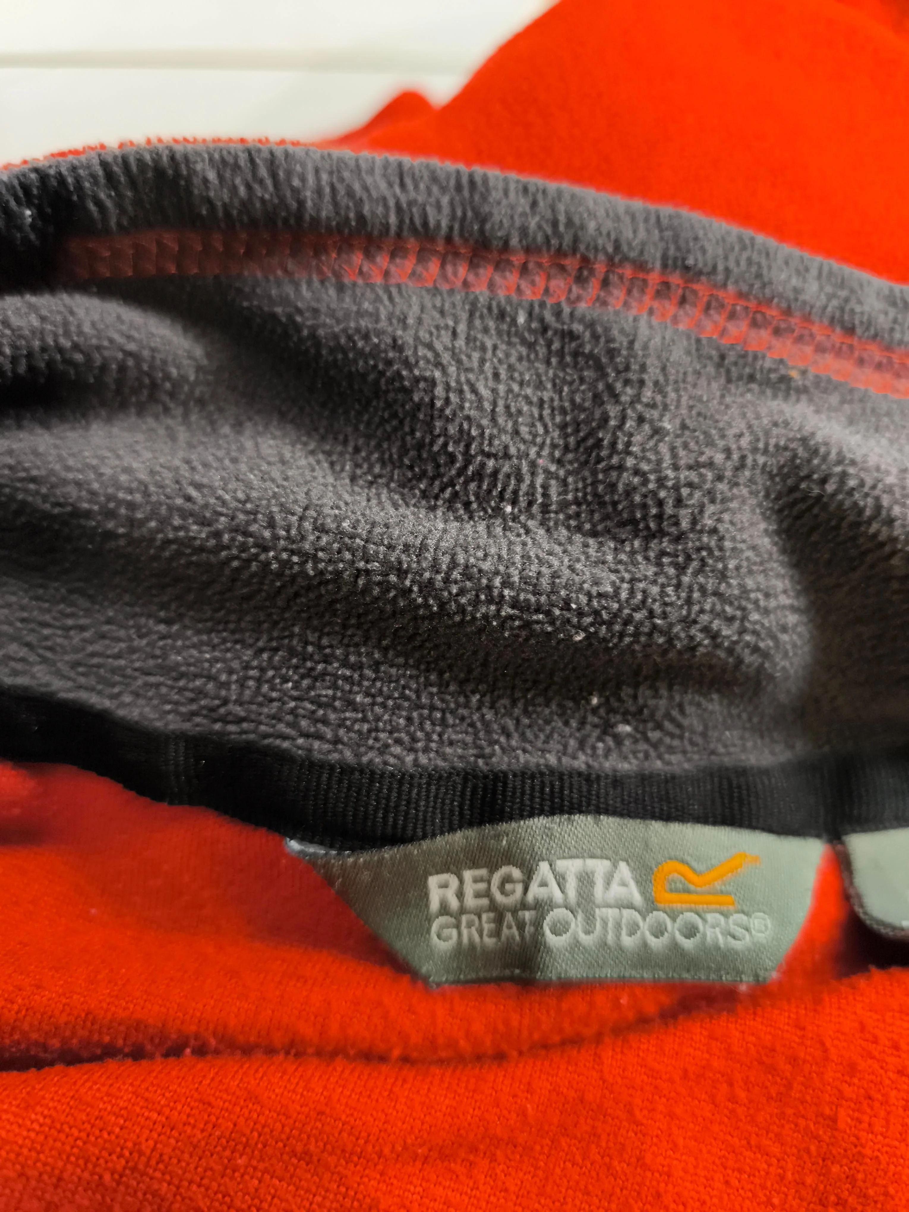 Regatta Men's Jumper L Red 100% Polyester Mock Neck Pullover - Image 7