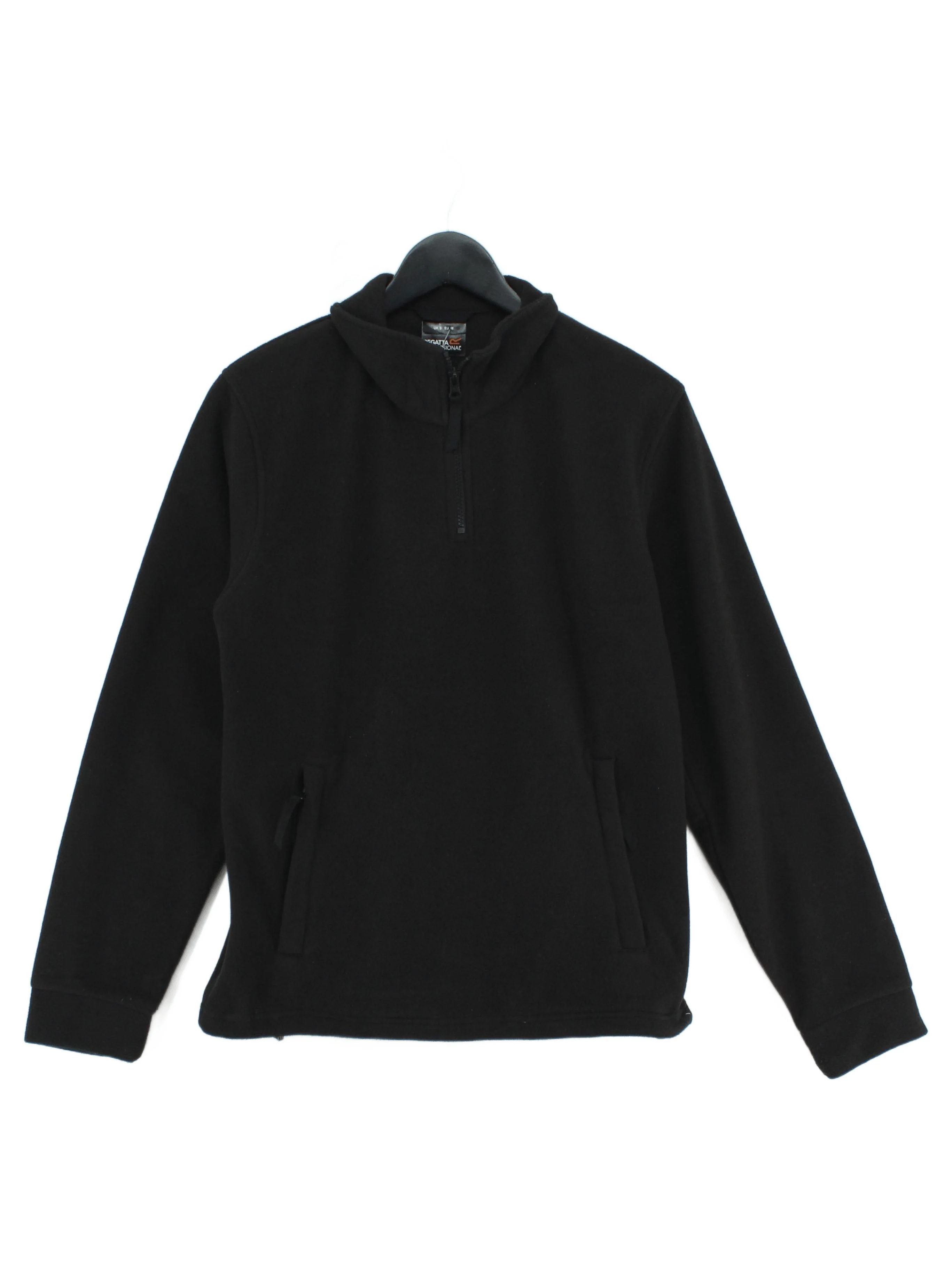 Regatta Men's Jumper S Black 100% Polyester Mock Neck Pullover
