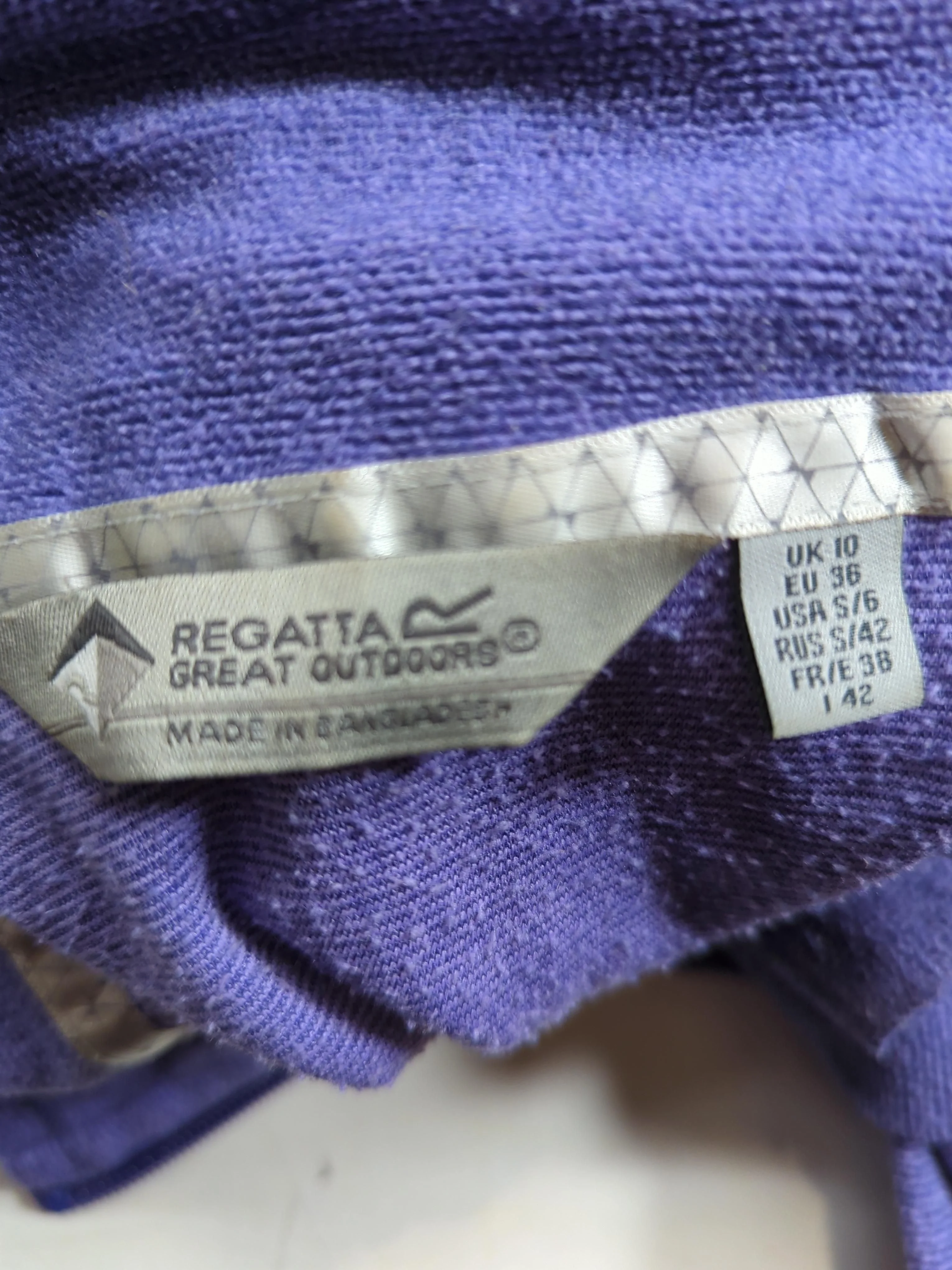 Regatta Women's Hoodie S Purple 100% Polyester Pullover - Image 5