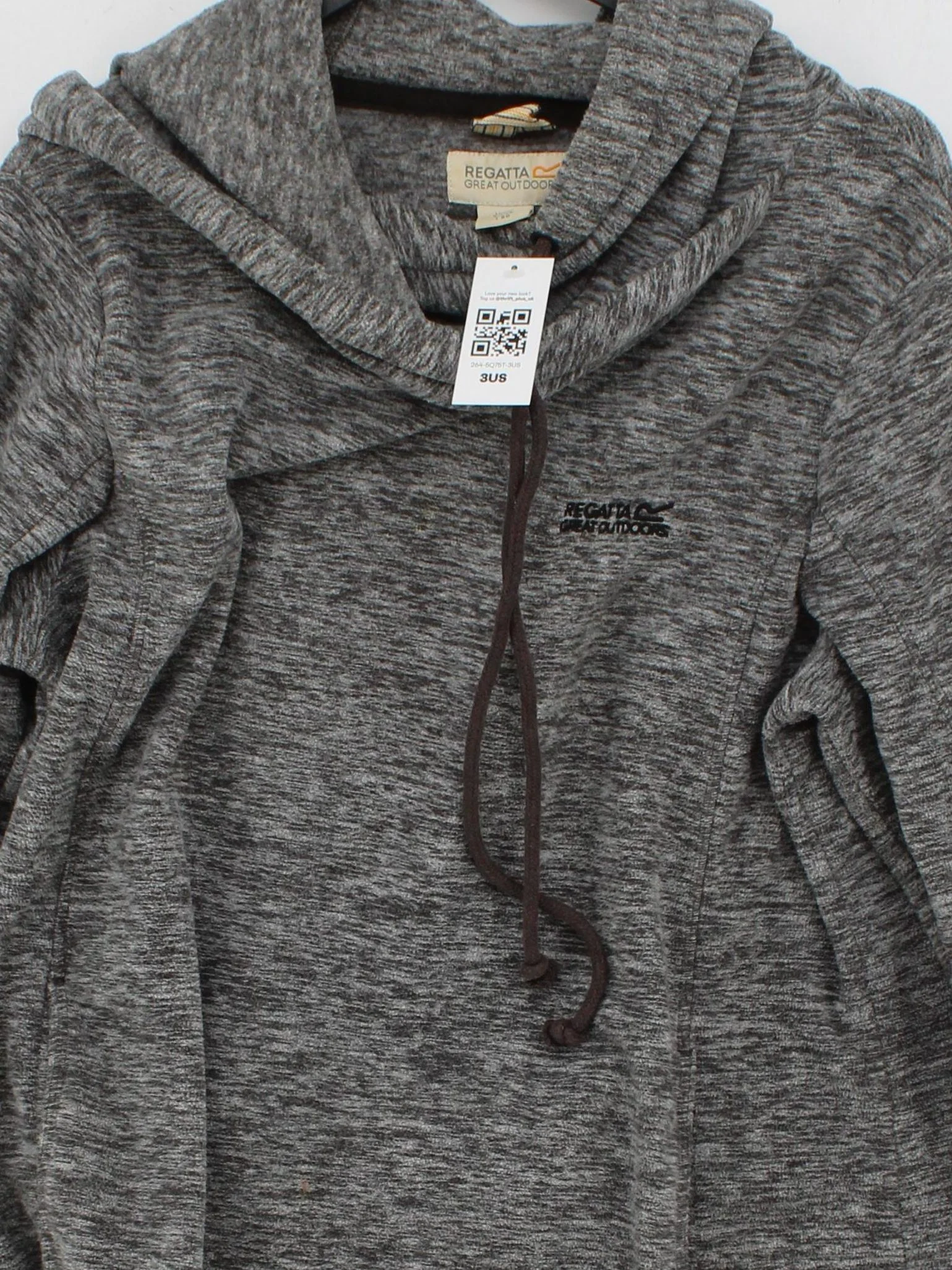 Regatta Women's Hoodie UK 18 Grey 100% Polyester Pullover - Image 3