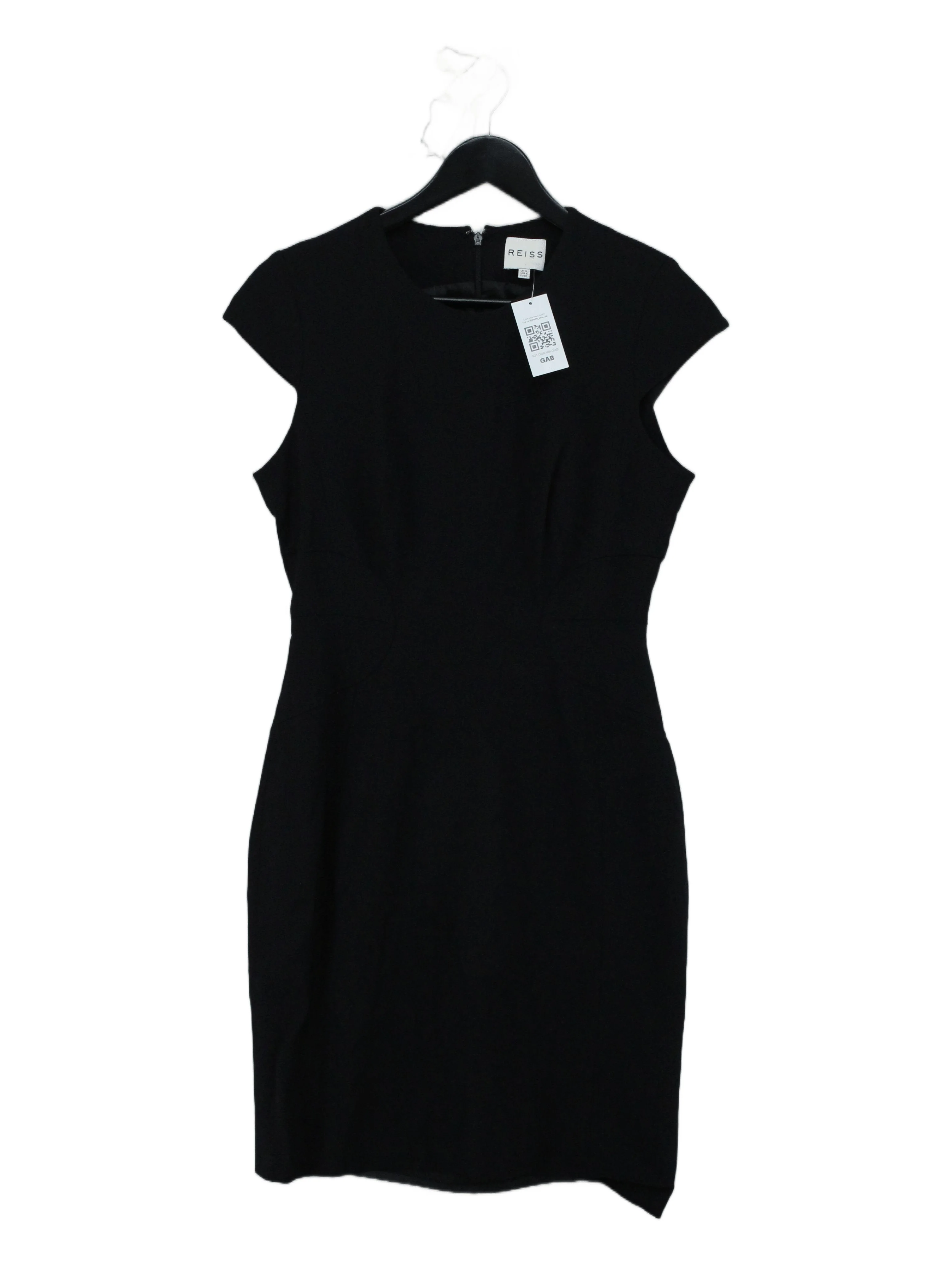 Reiss Bodycon Midi Dress UK12 in Black