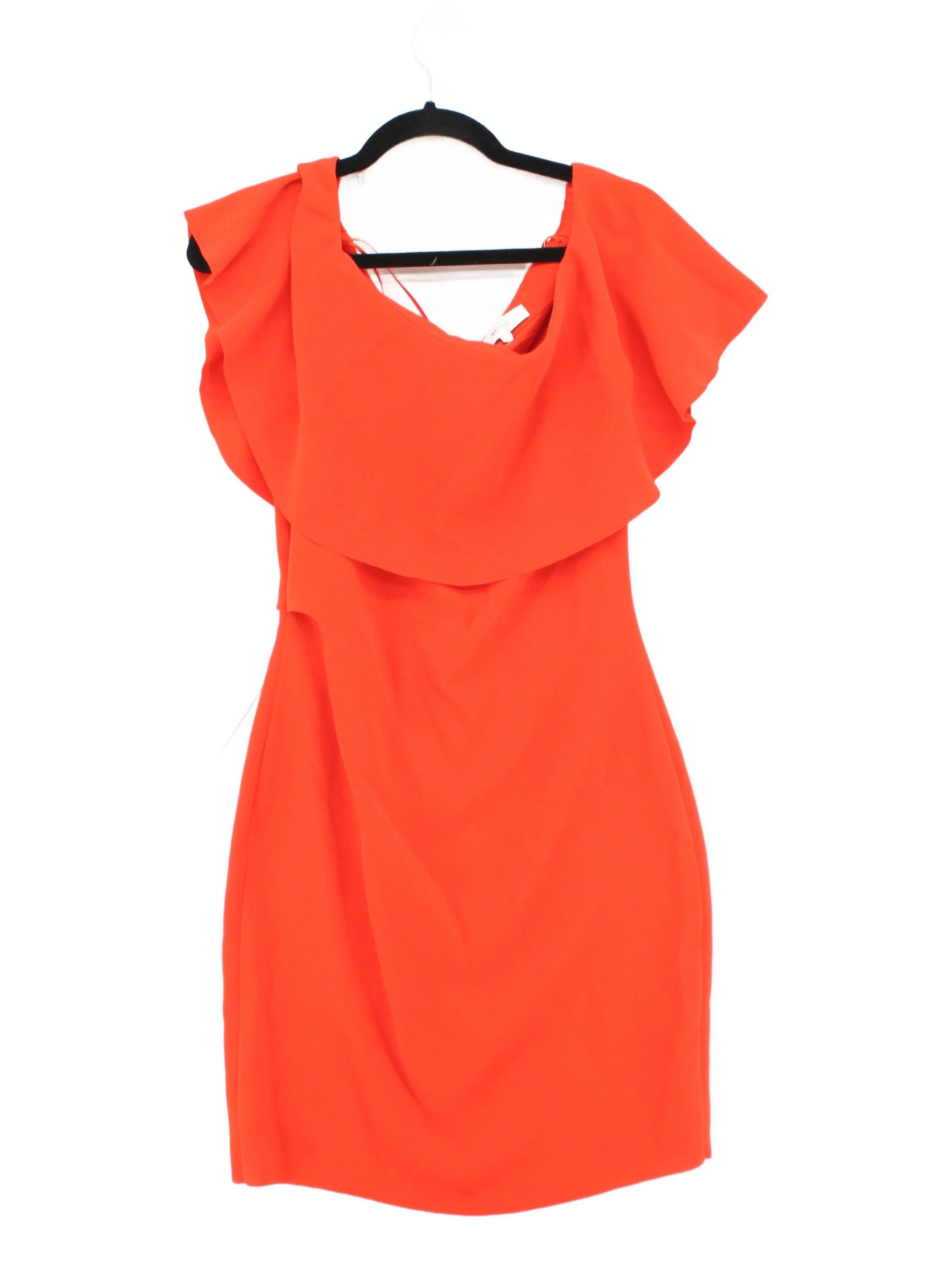 Reiss Bodycon Mini Dress UK10 in Orange