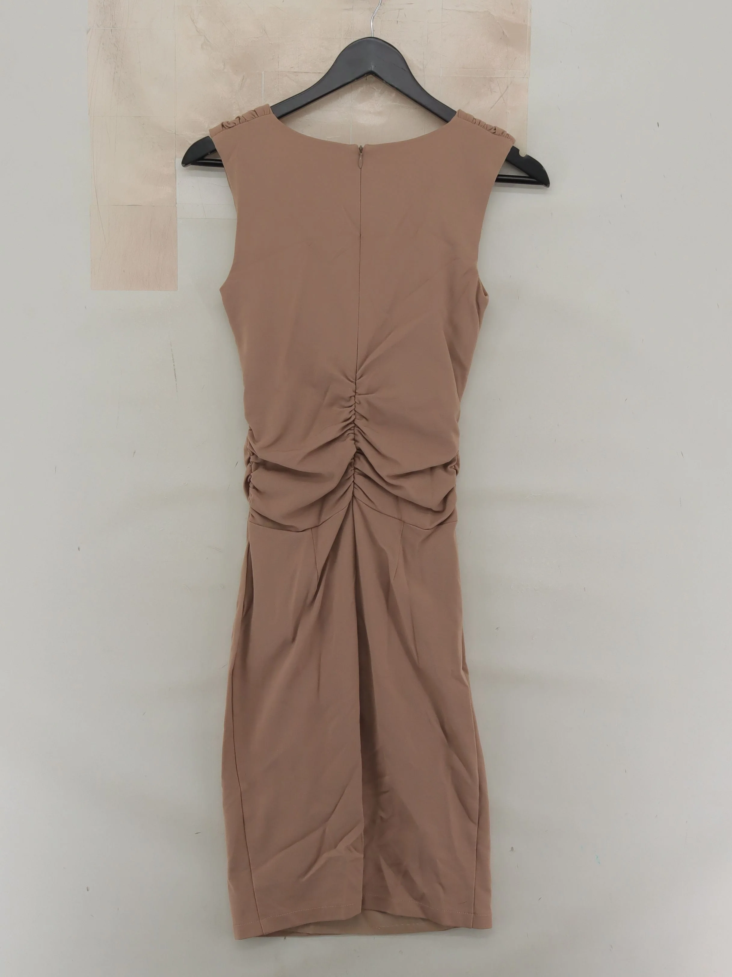 Reiss Bodycon Mini Dress UK6 in Tan - Image 2