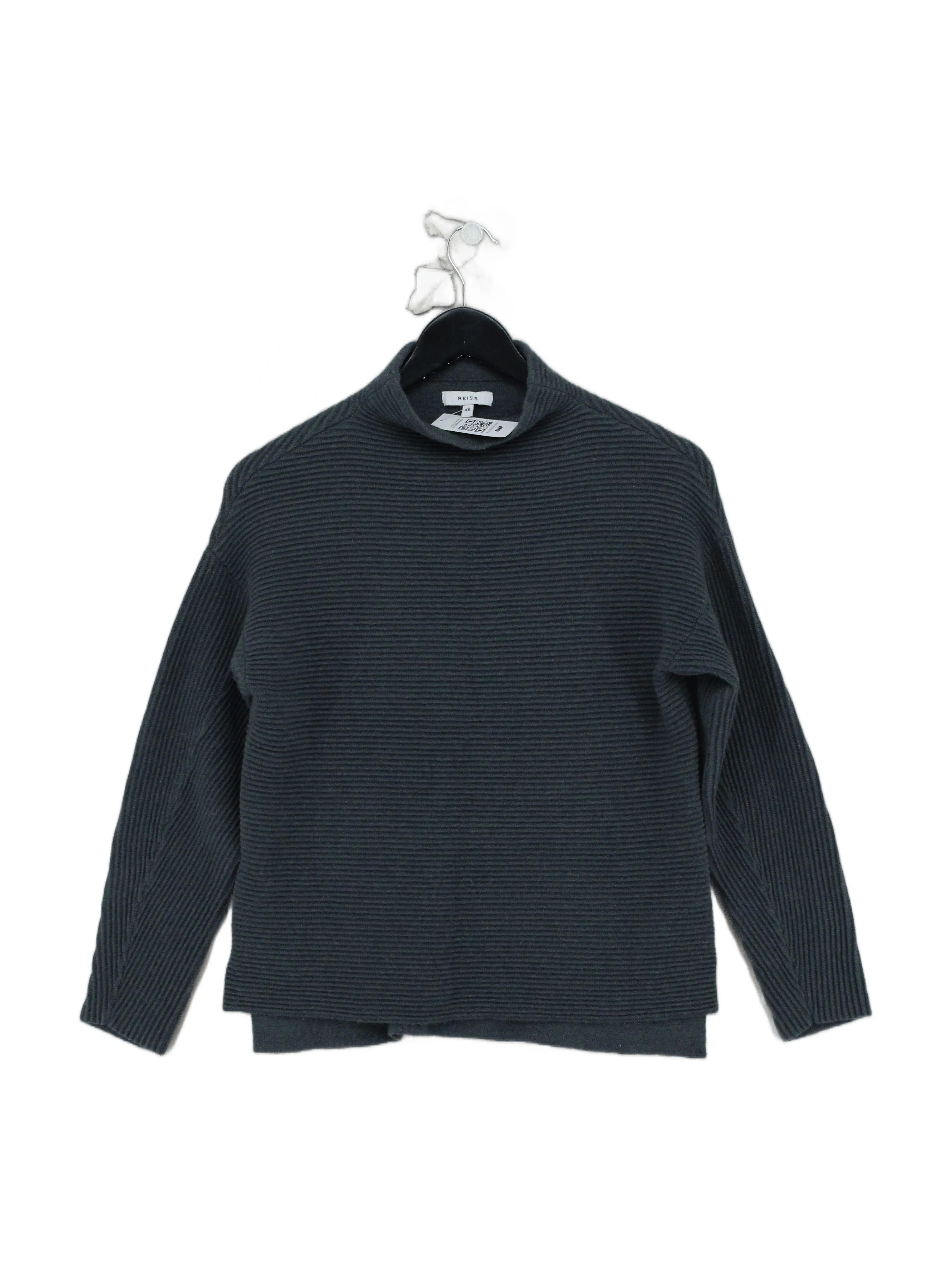 Reiss Men's Jumper XS Grey Viscose with Polyamide, Wool, Other Pullover