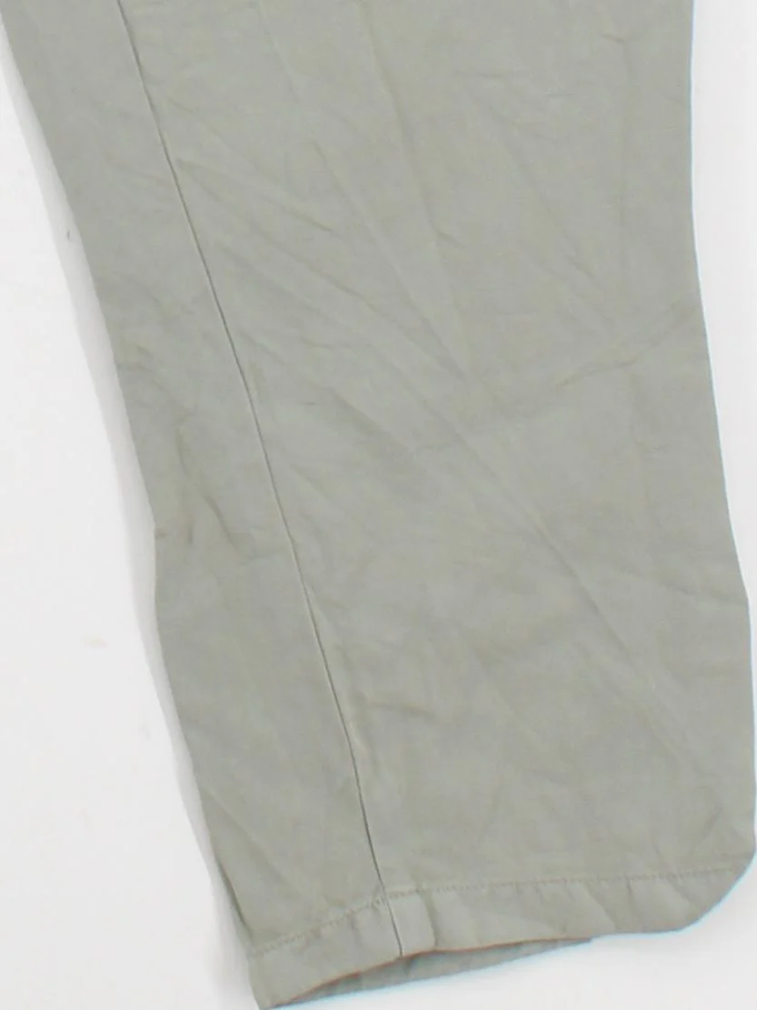 Reiss Men's Trousers W 34 in Green Cotton with Linen, Lyocell Modal Chino - Image 4