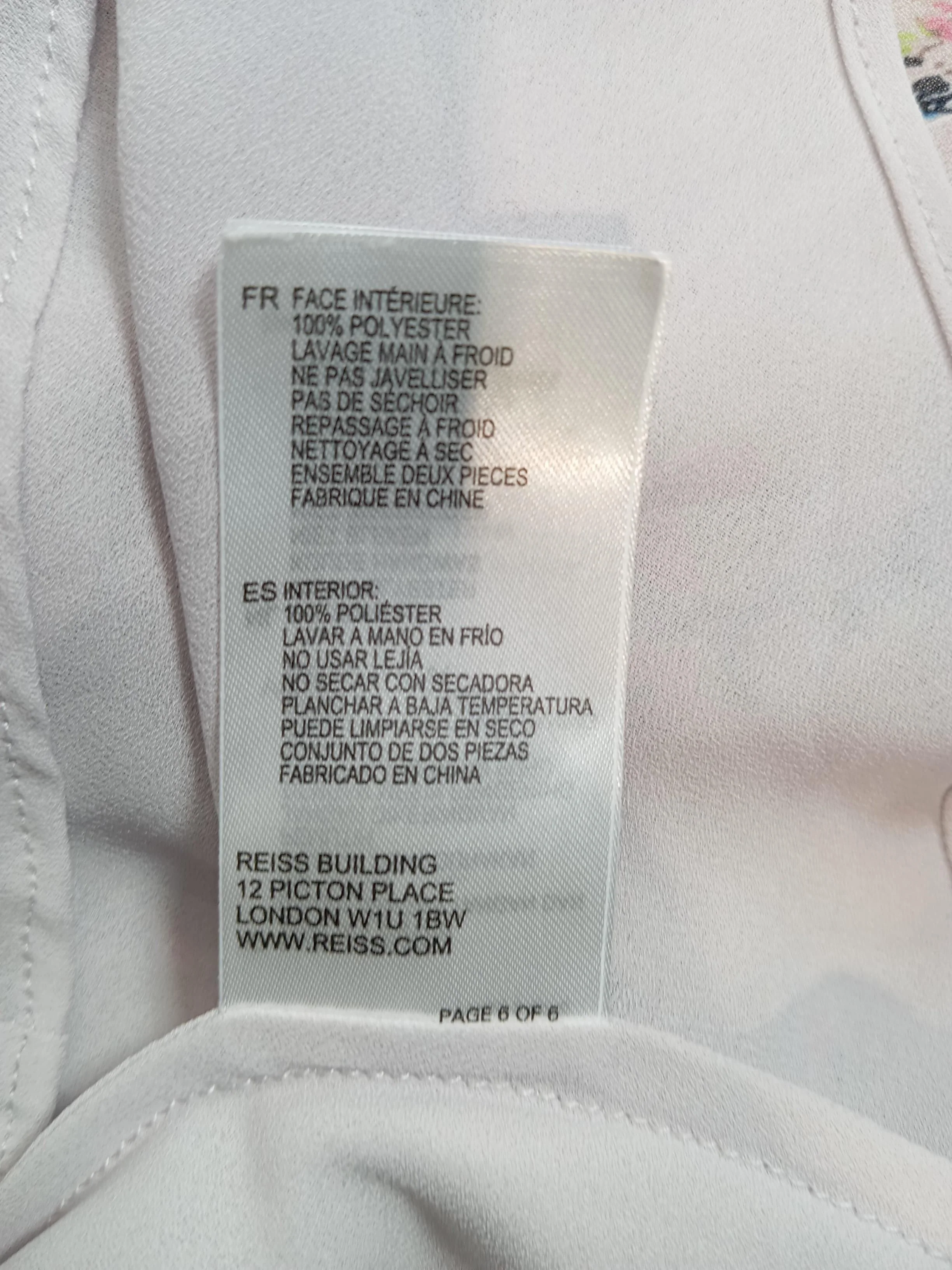 Reiss Mini Dress UK12 in Pink - Image 6