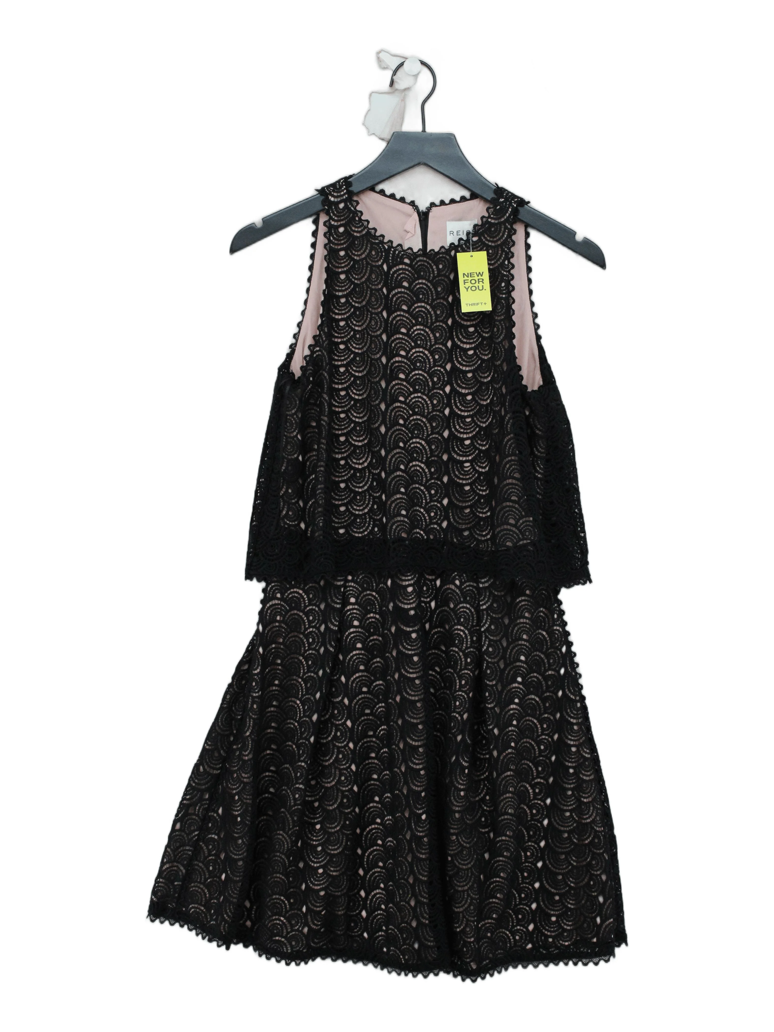 Reiss Mini Dress UK8 in Black