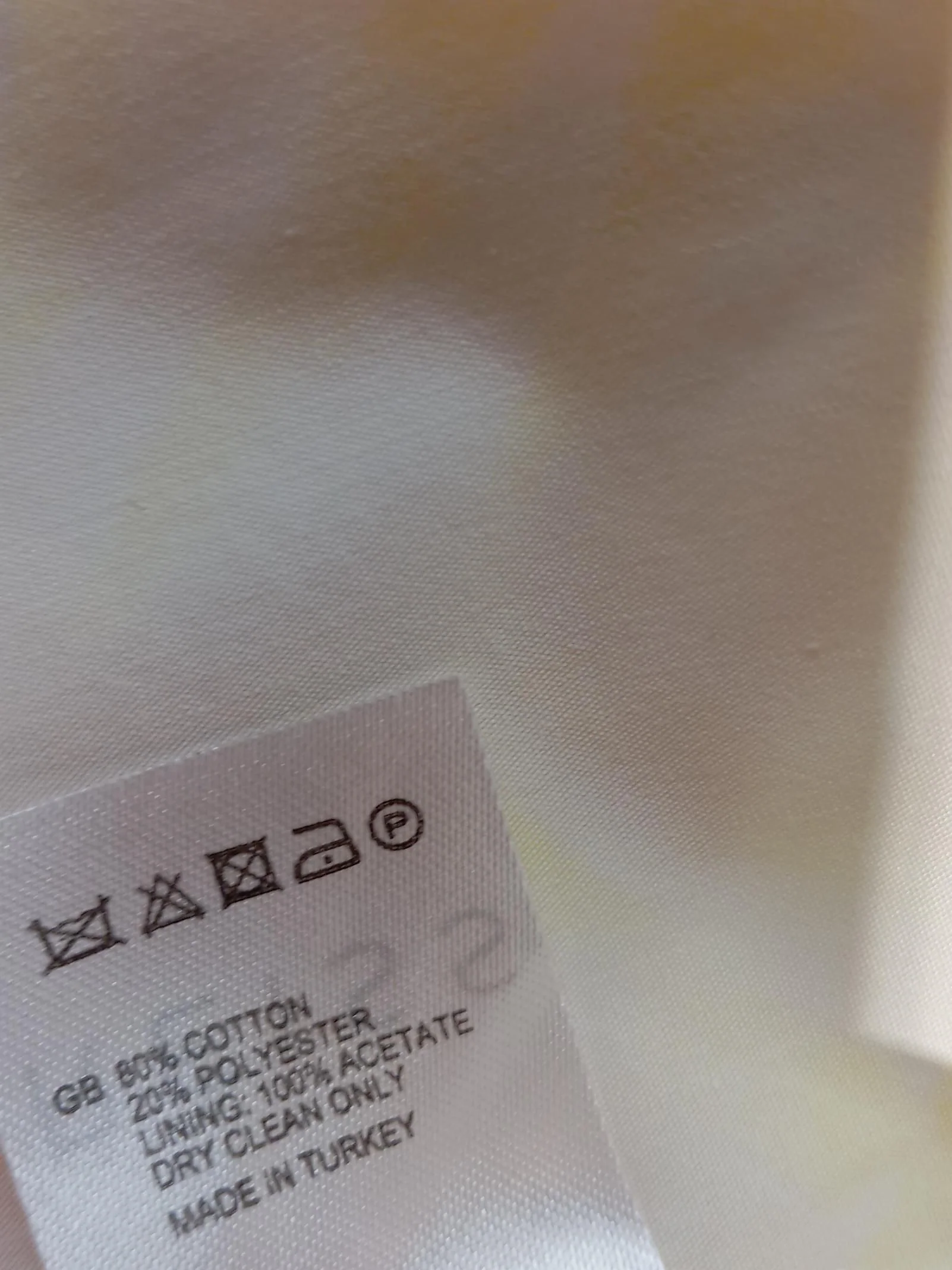 Reiss T-Shirt Mini Dress UK12 in Cream - Image 6
