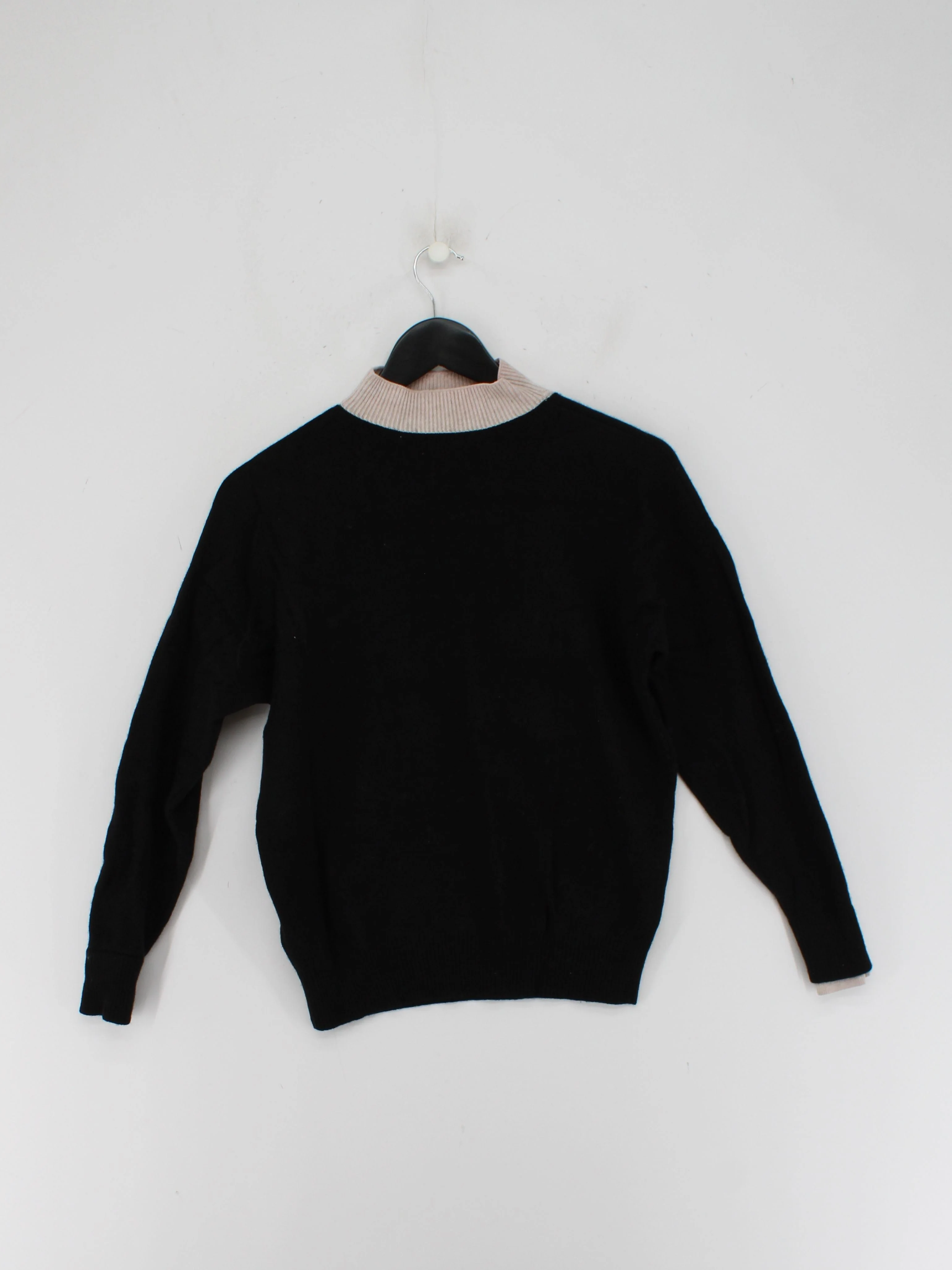 Reiss Women's Jumper M Black Wool with Viscose, Polyamide, Cashmere Pullover - Image 2