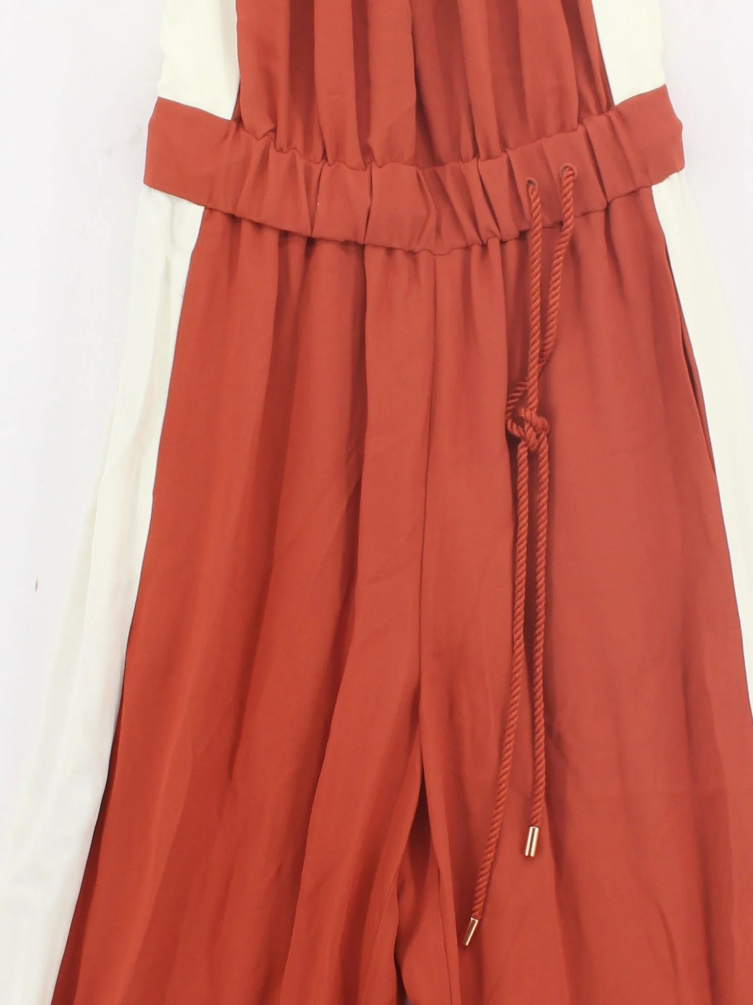 Reiss Women's Jumpsuit UK 4 Orange 100% Viscose Wide-Leg Jumpsuit - Image 3