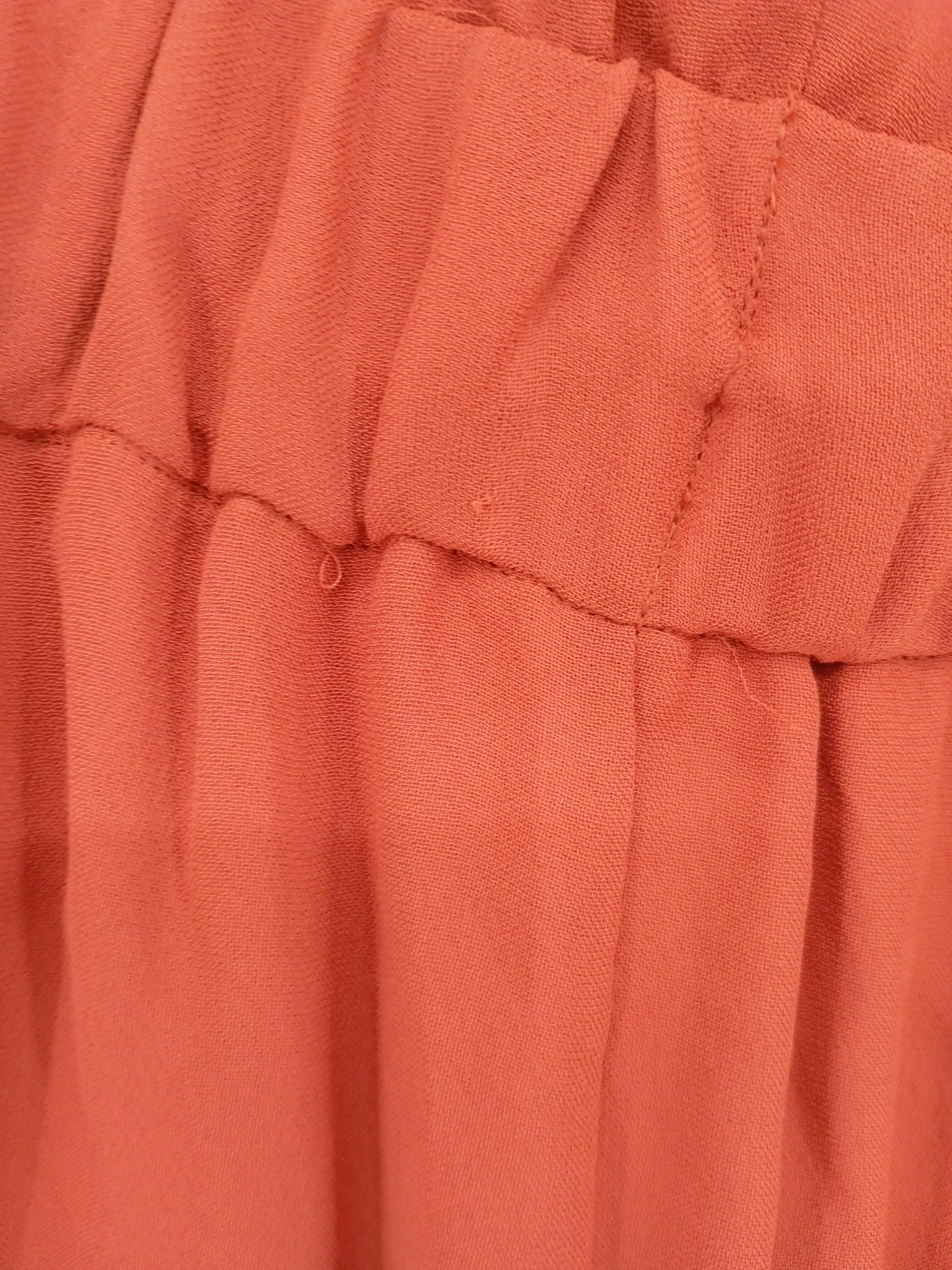 Reiss Women's Jumpsuit UK 4 Orange 100% Viscose Wide-Leg Jumpsuit - Image 5