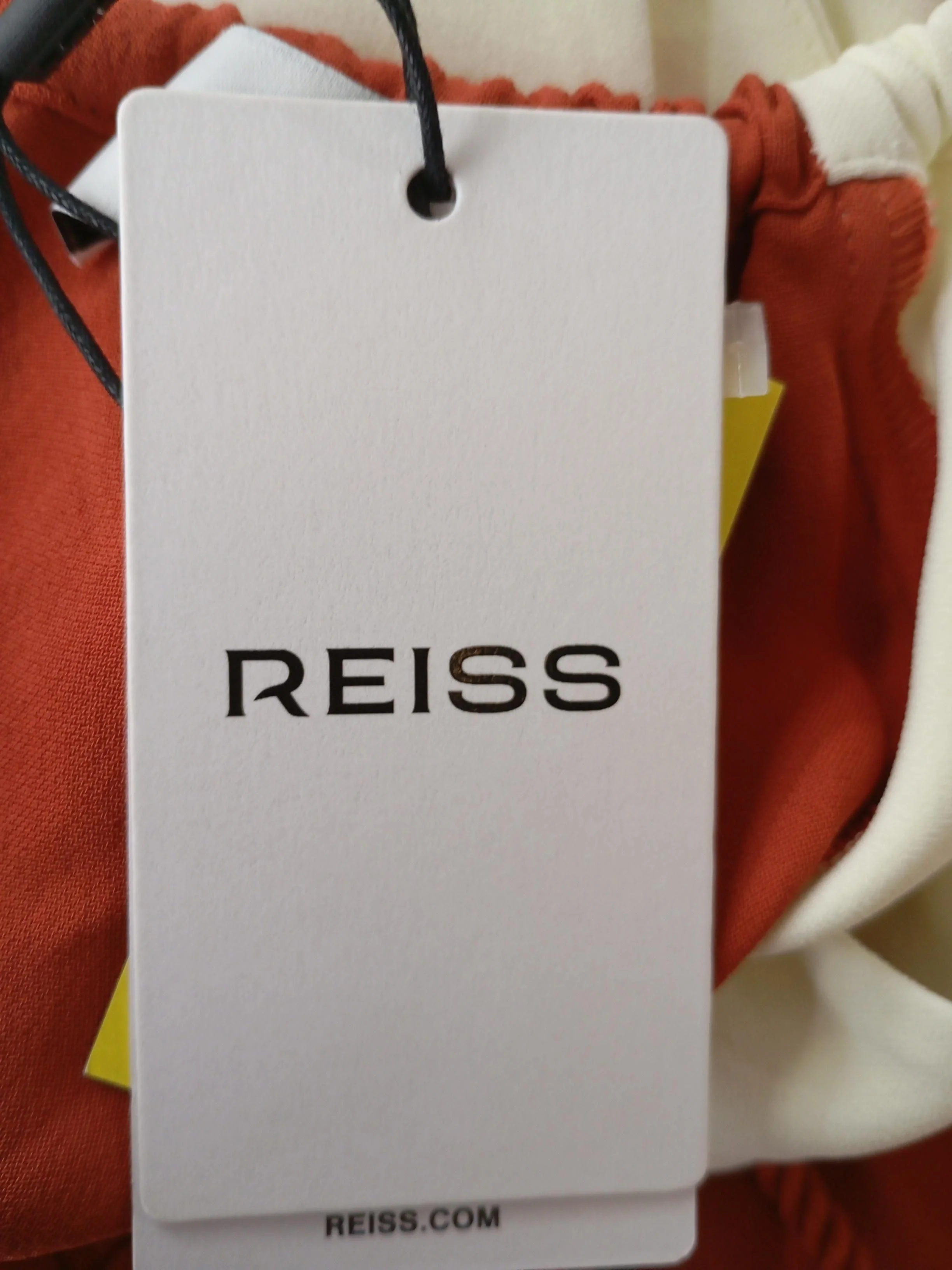 Reiss Women's Jumpsuit UK 4 Orange 100% Viscose Wide-Leg Jumpsuit - Image 9