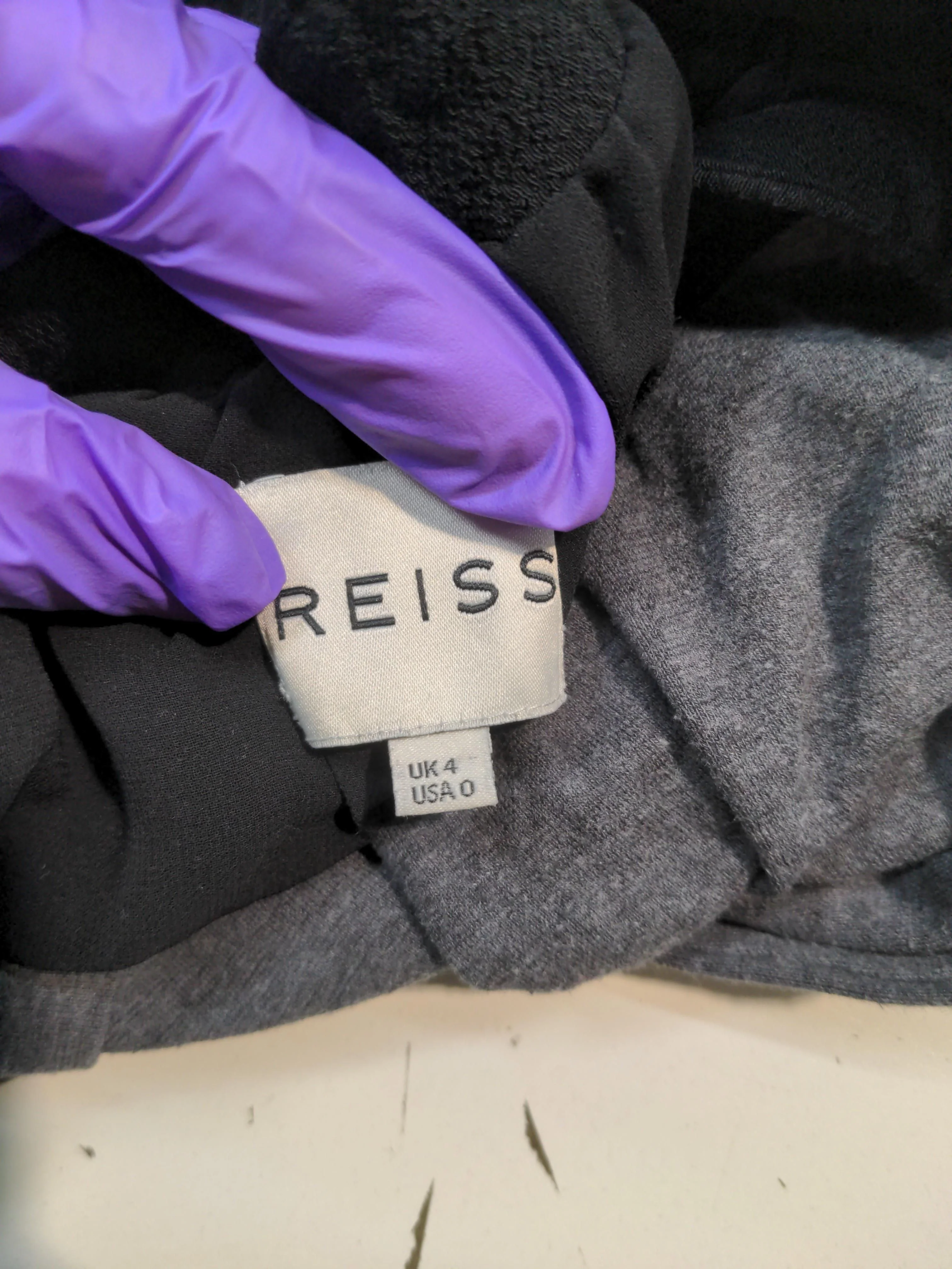 Reiss Women's Trousers UK 4 Black 100% Other Tapered Chino - Image 6