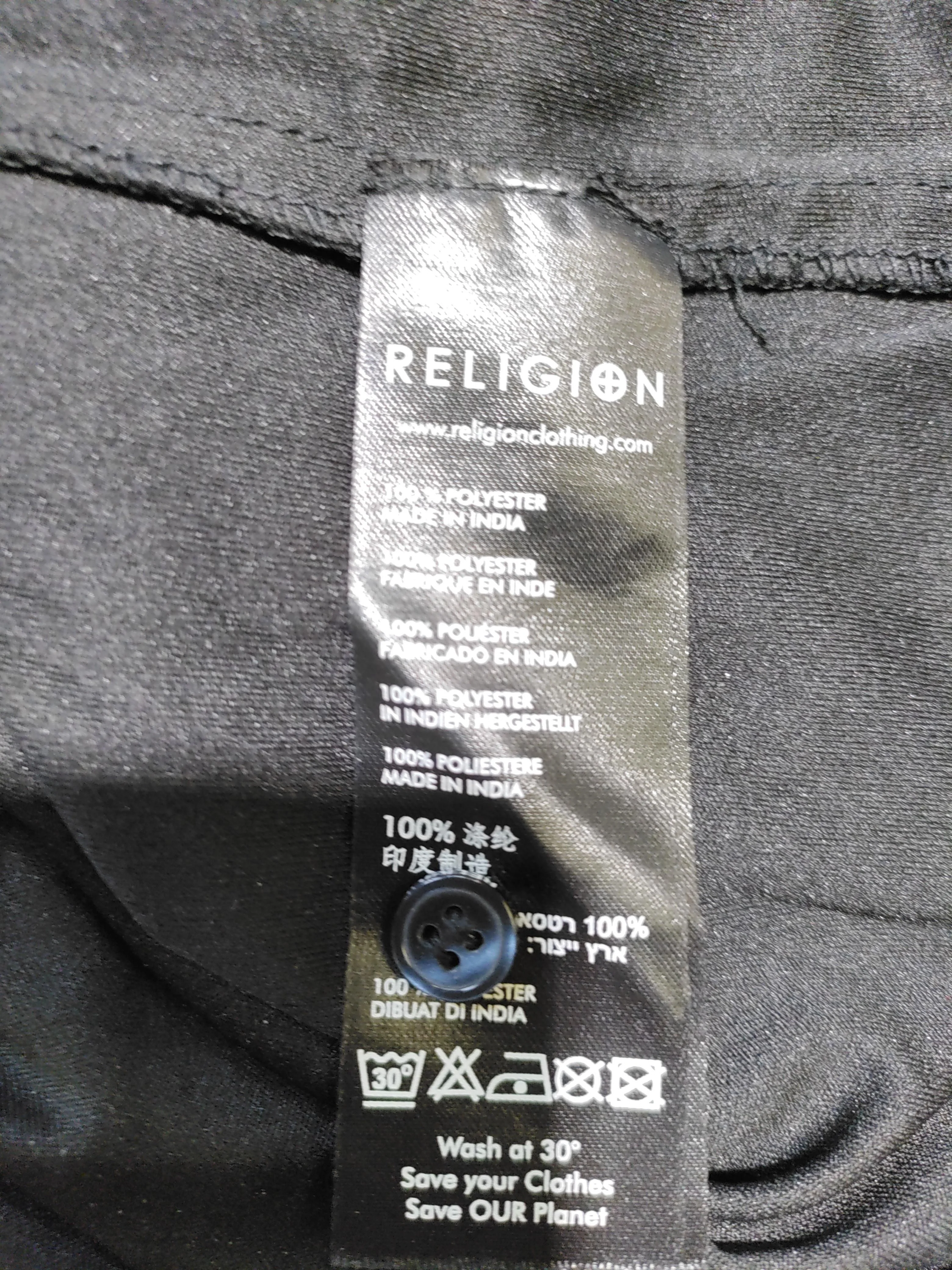 Religion Women's Top XXL Multi 100% Polyester Short Sleeve V-Neck Basic - Image 6