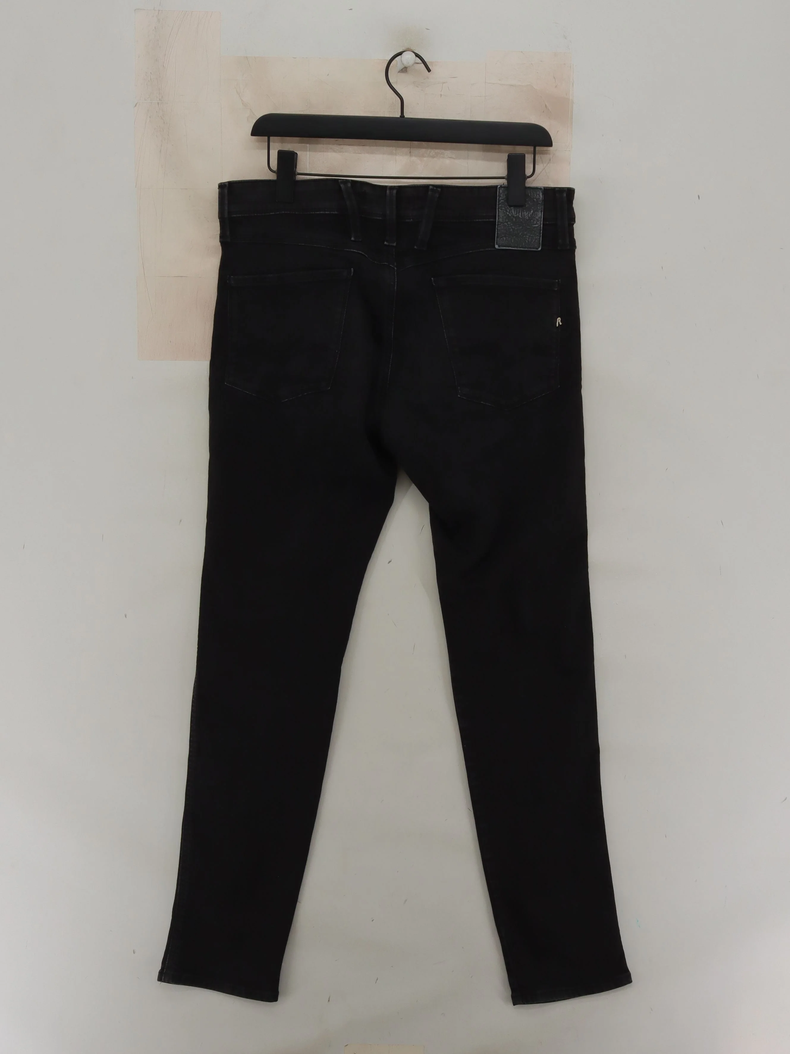Replay Men's Jeans W 34 in Black Cotton - Image 2