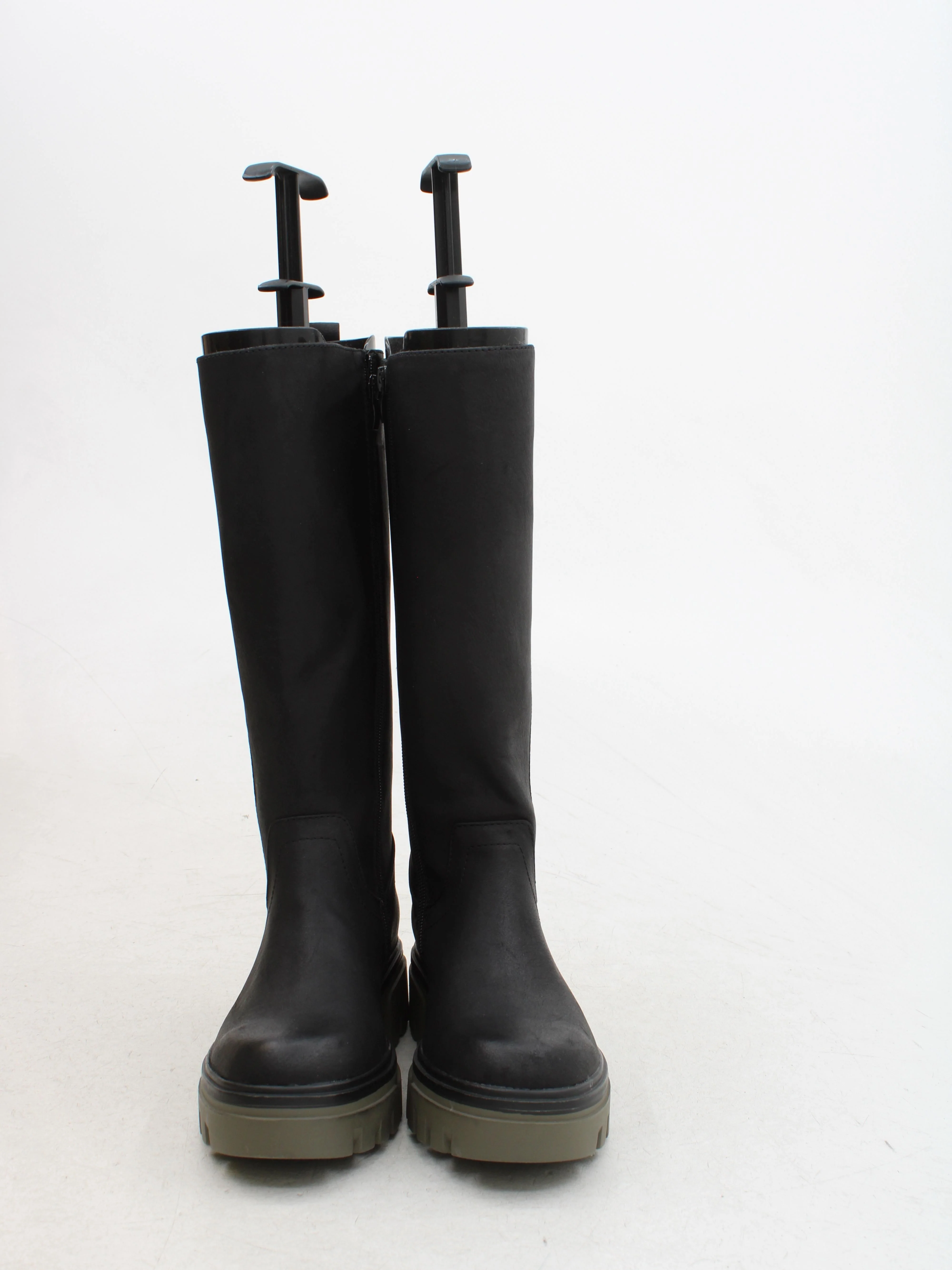 Replay Women's Boots UK 4 Black 100% Faux Leather Combat - Image 2